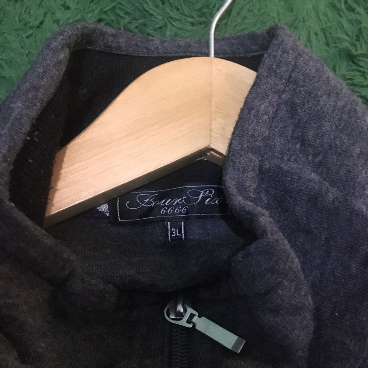 Japanese Brand Four six 666 cotton track jacket Size US XL / EU 56 / 4 - 4 Thumbnail