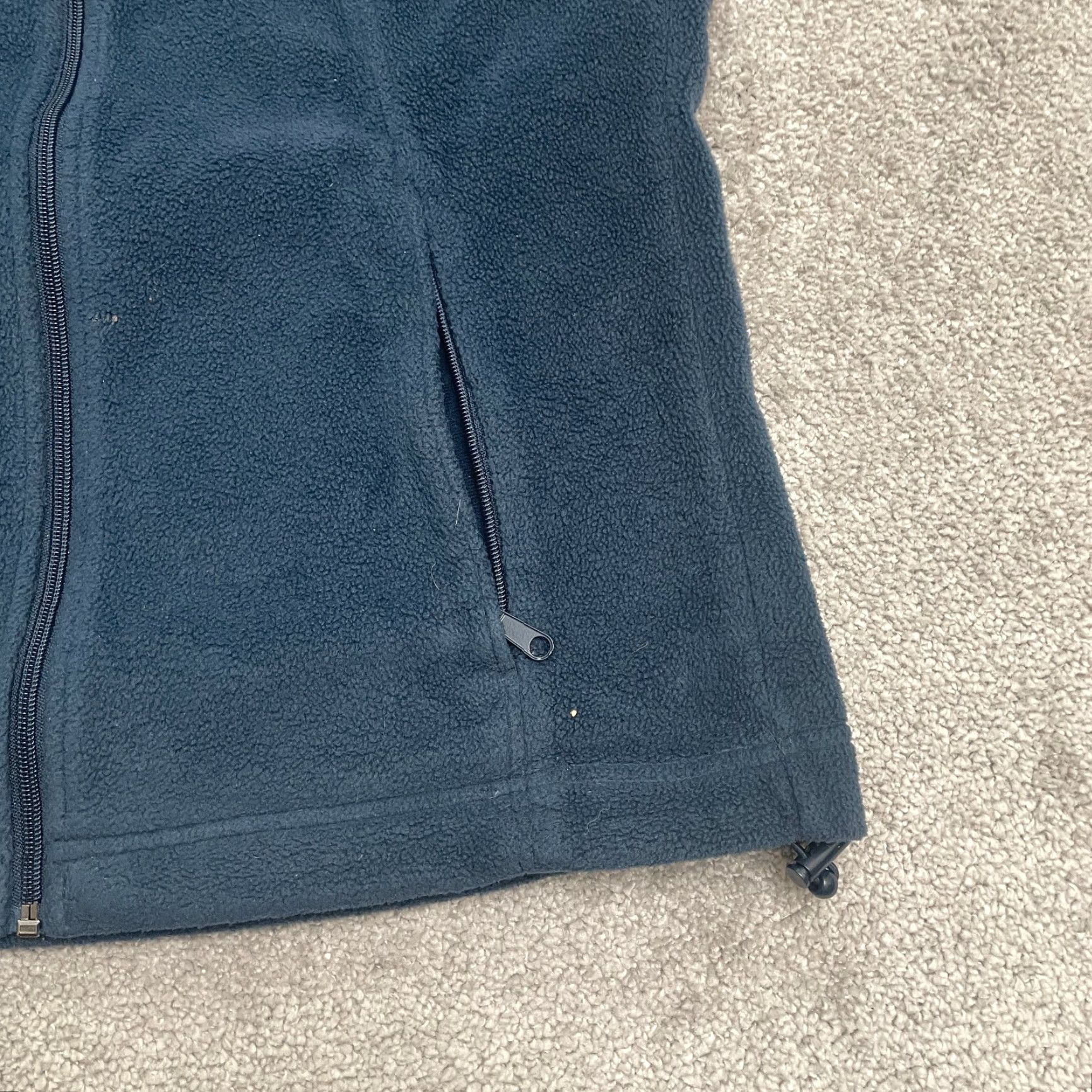 Vintage Columbia Benton Springs Fleece Jacket Womens Medium Blue Full Zip Outdoor Hike Size M / US 6-8 / IT 42-44 - 3 Thumbnail