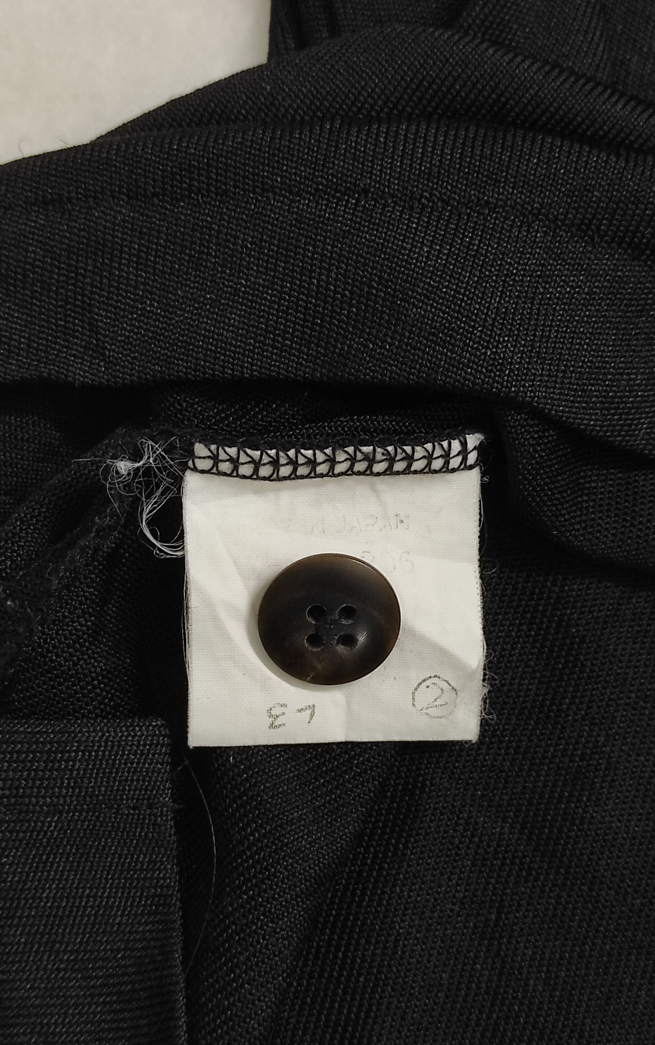 Yohji Yamamoto Archive Y's luxury polos one button shirt Size US S / EU 44-46 / 1 - 5 Thumbnail