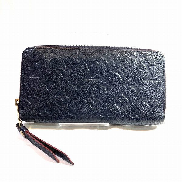 Louis Vuitton Louis Vuitton Louis Vuitton Monogram Empreinte Marine Rouge Long Wallet M62121 Canvas Long Wallet M62121 in Great Condition Size ONE SIZE - 1 Thumbnail
