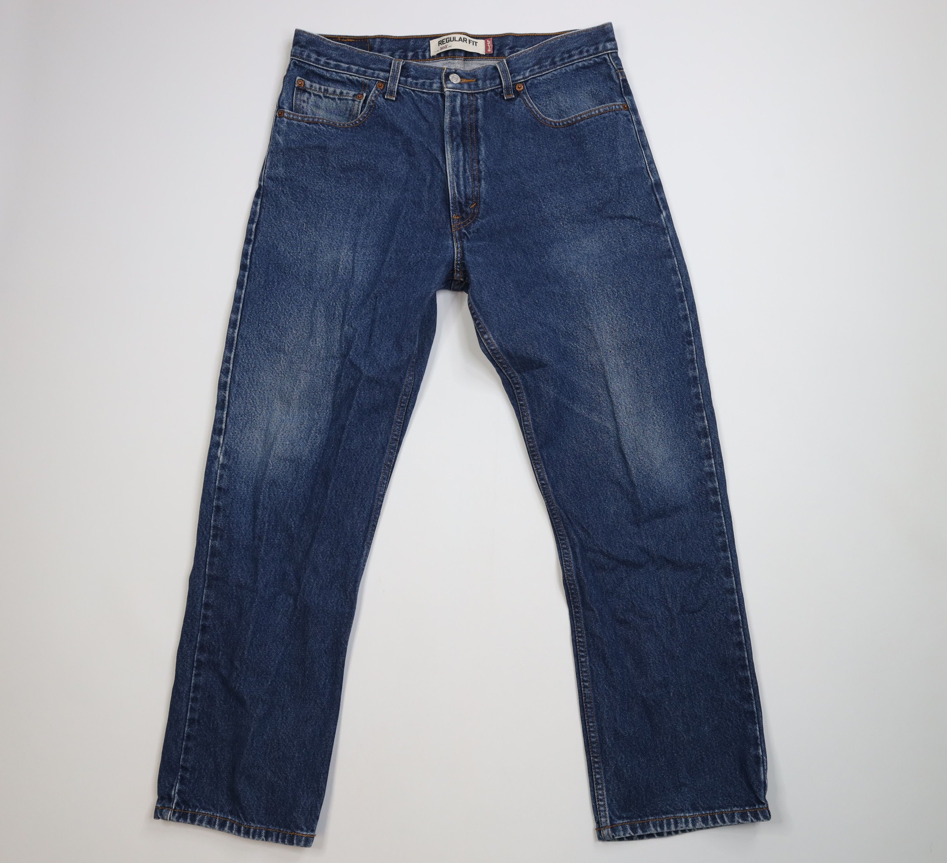 Levi's Vintage Y2K Levis 505 Regular Straight Leg Denim Jeans Blue Size US 36 / EU 52 - 1 Thumbnail