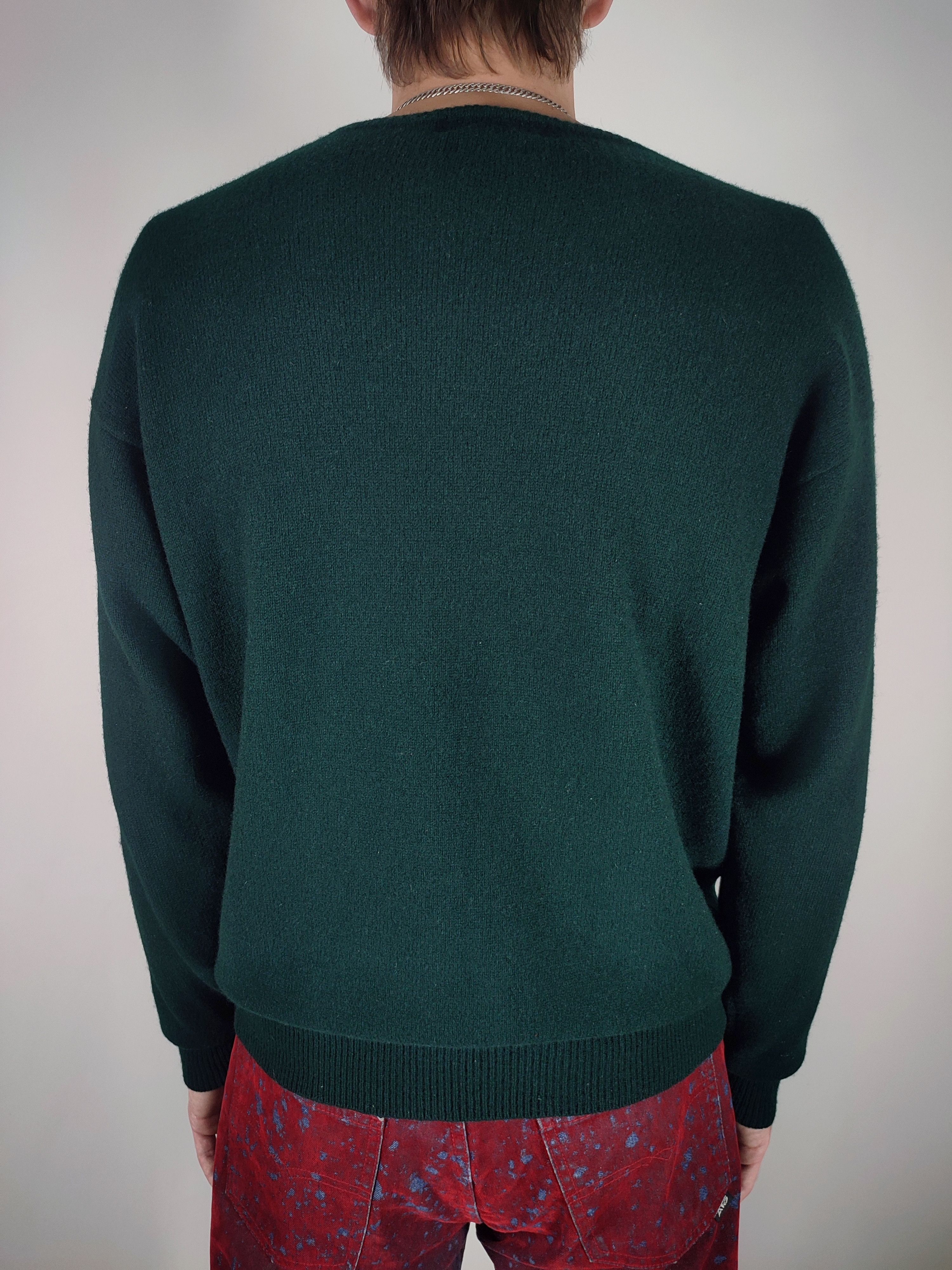 Polo Ralph Lauren Vintage Polo Ralph Lambswool Paint Soft Sweater Size US L / EU 52-54 / 3 - 18 Thumbnail