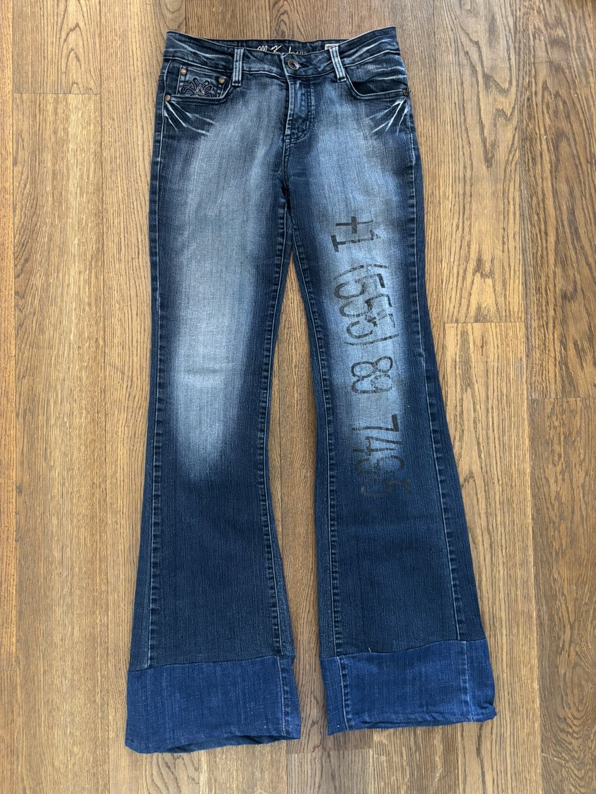 Other Cuatommade flared pants jeans Size 26" / US 2 / IT 38 - 3 Thumbnail