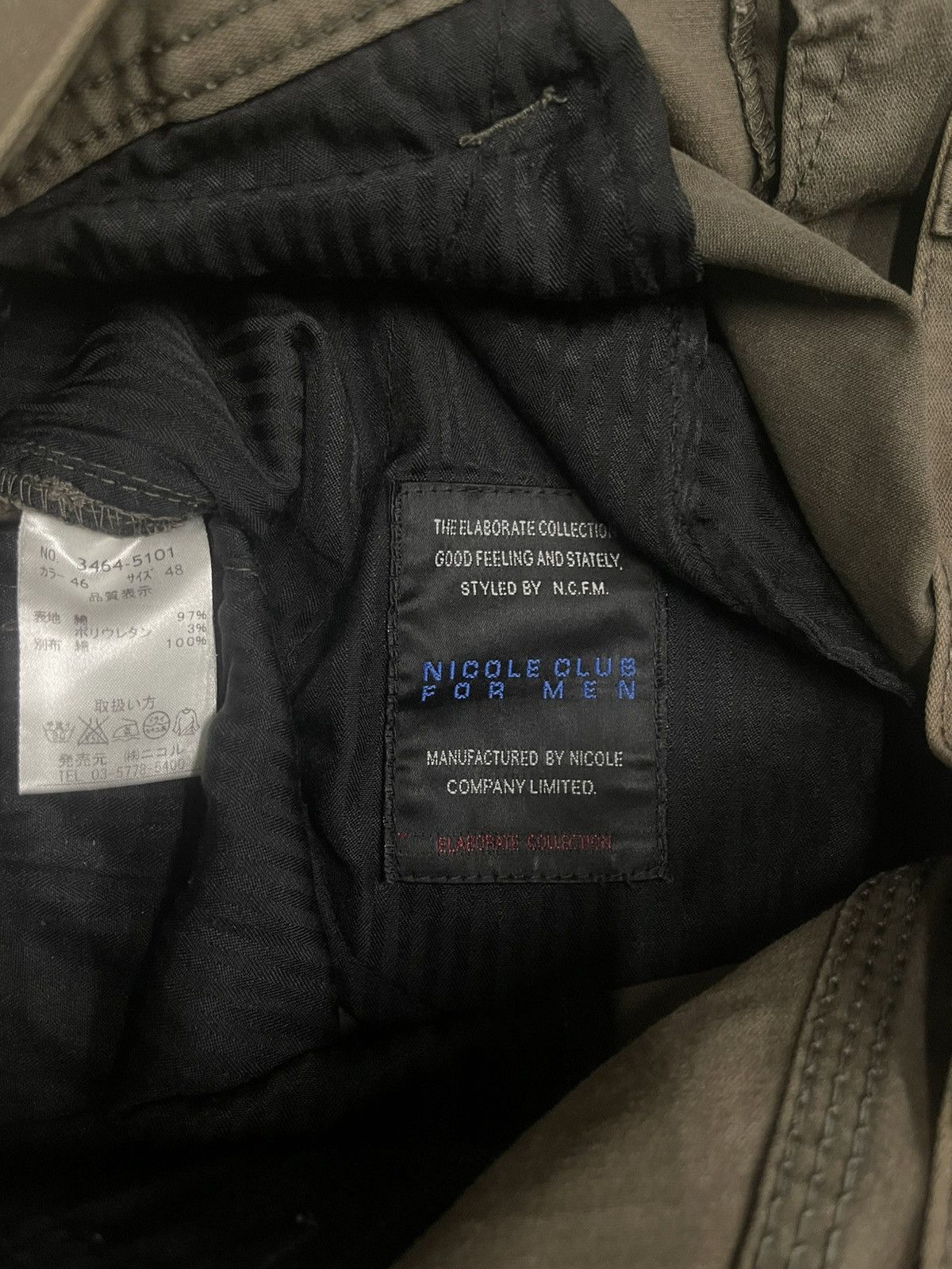 Nicole Club Nicole Club For Men Multi-Pocket Archive Cargo Pants Y2K Size US 33 - 4 Thumbnail