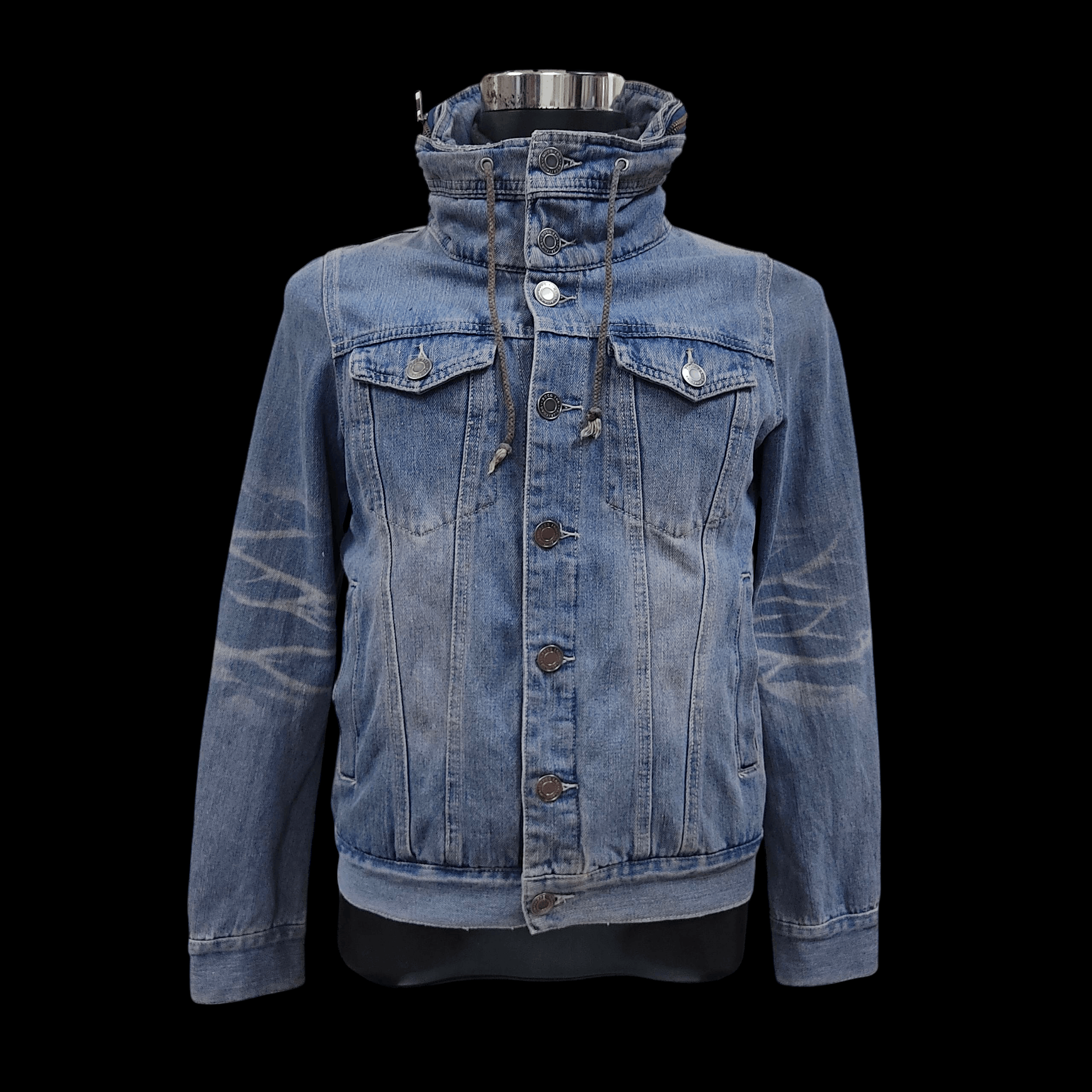 Japan Blue Made In Heaven Faded Distressed Denim Jacket Size US S / EU 44-46 / 1 - 1 Thumbnail