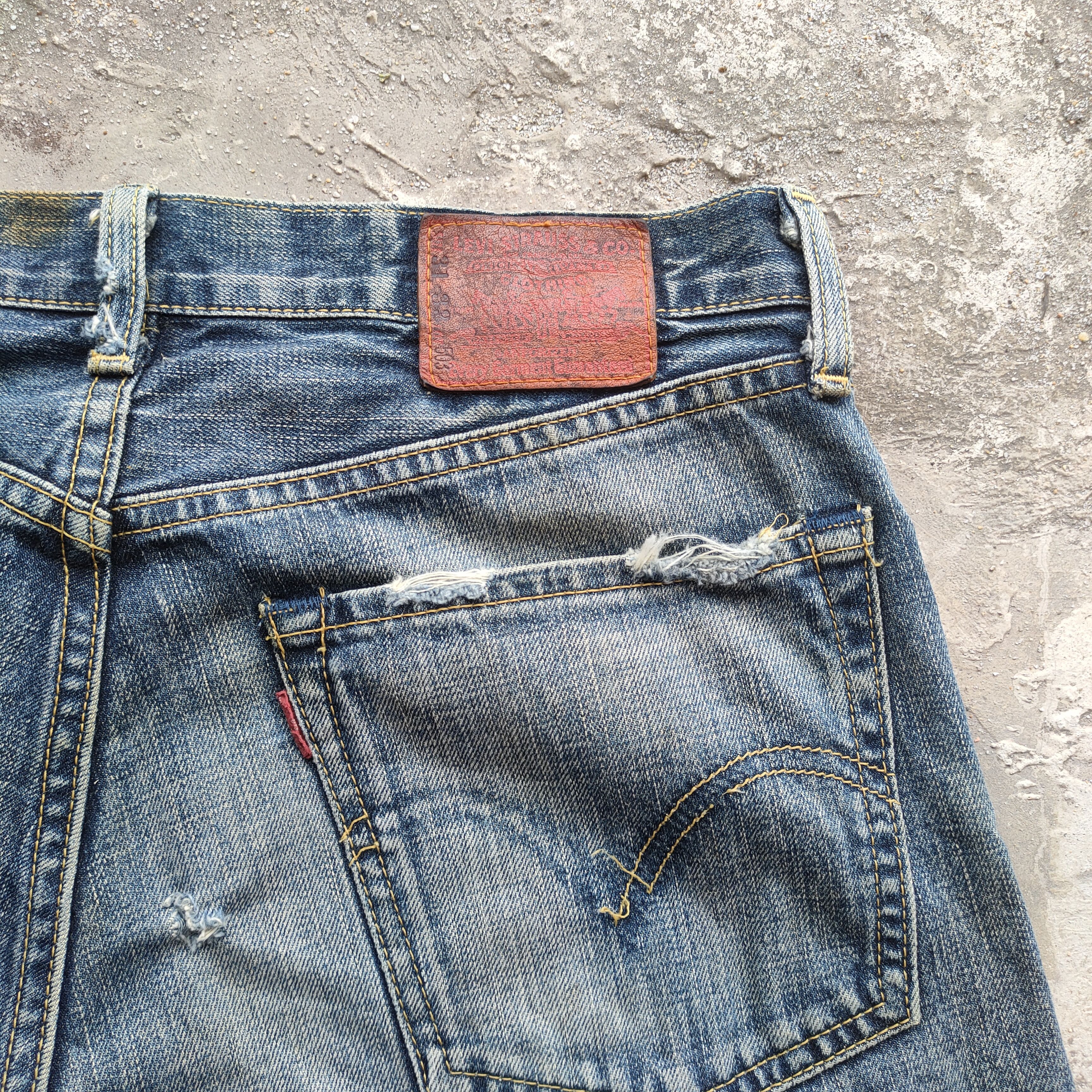 Jean × Levi's Vintage Clothing W31 VINTAGE LEVI'S 503 FADED DISTRESSED JEANS PANTS Size US 31 - 11 Thumbnail