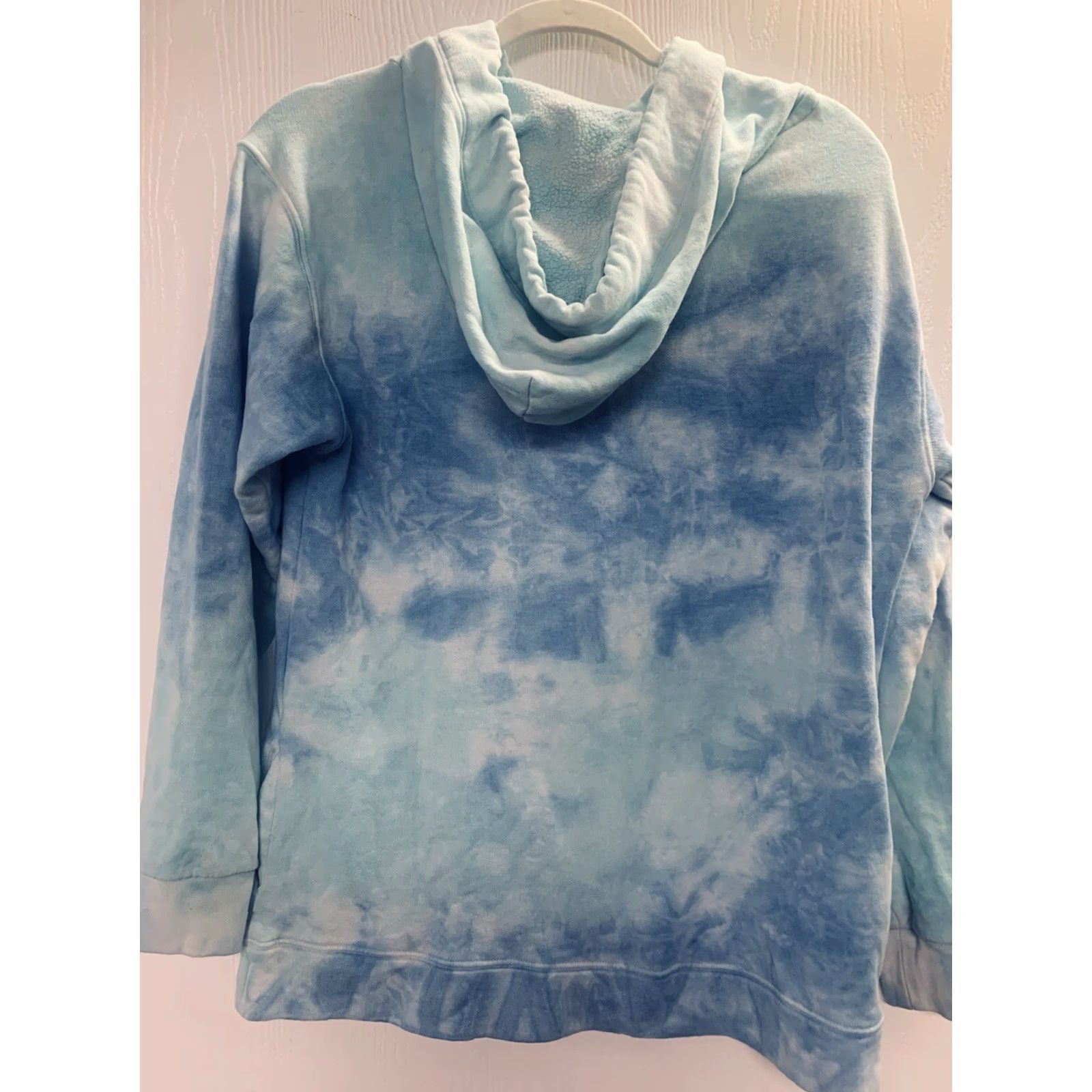 Victoria's Secret VICtORIA'S SECRET Sweater Hoodie XS Women's Blue Tye Dye Pullover Hooded Pockets Fleece Pullover Activewear Logo Colorful Sheer? Size XS / US 0-2 / IT 36-38 - 7 Thumbnail