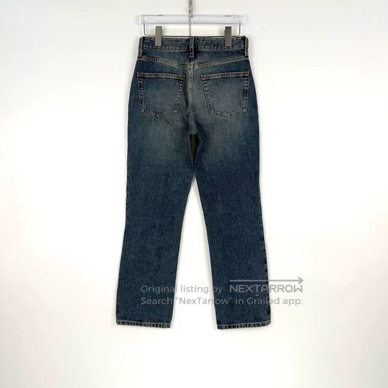 Louis Vuitton Louis Vuitton Blue Washed Leather Jeans Size US 38 / EU 54 - 4 Thumbnail