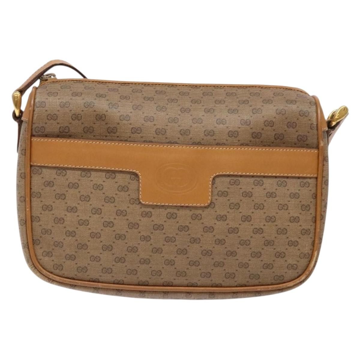 Gucci GUCCI Micro GG Supreme Shoulder Bag Pvc Beige Gold 001 14 Size ONE SIZE - 2 Thumbnail