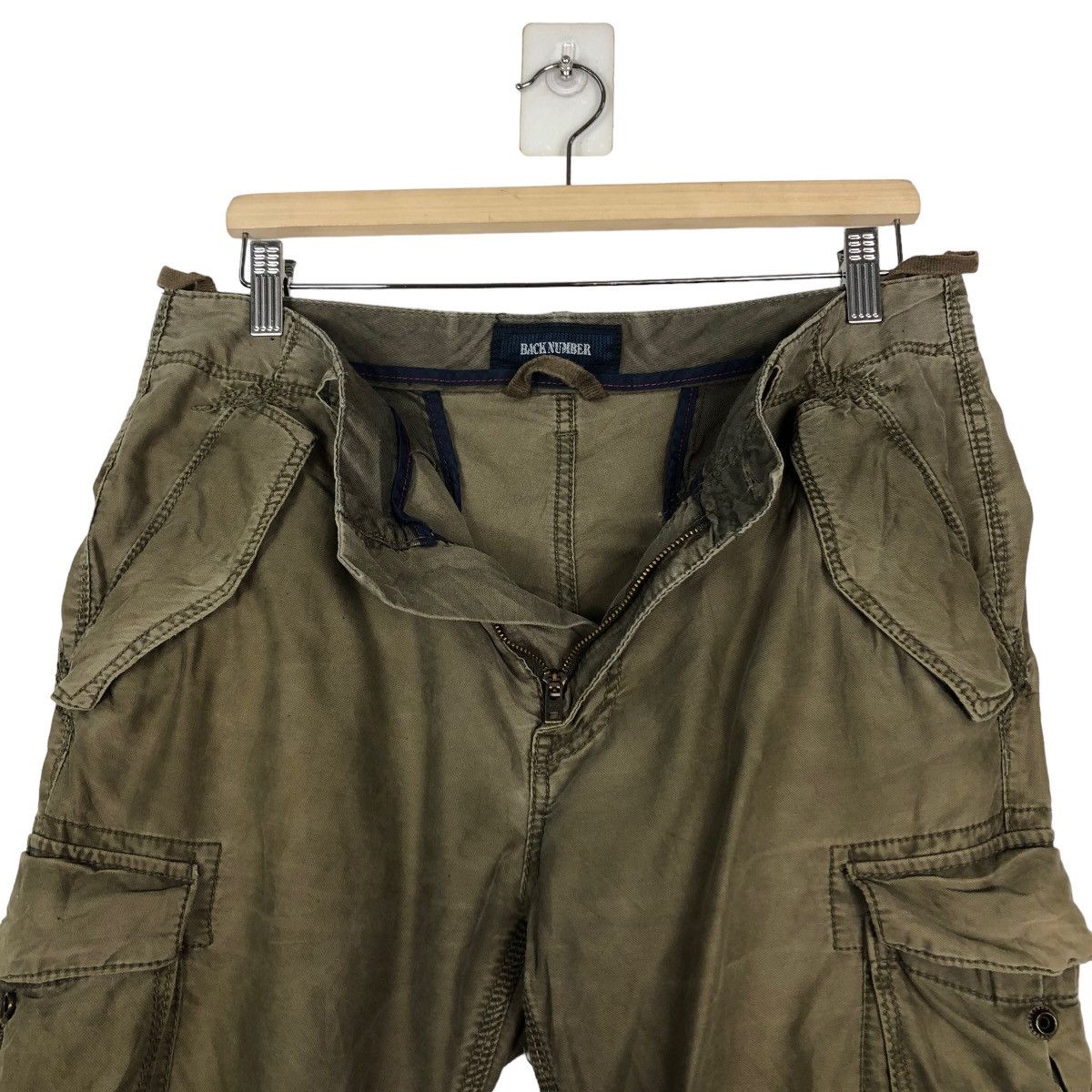 Hysteric Glamour 🔥Vintage Flare Cargo Pants Back Number Japan Multi Pockets Size US 32 / EU 48 - 12 Thumbnail