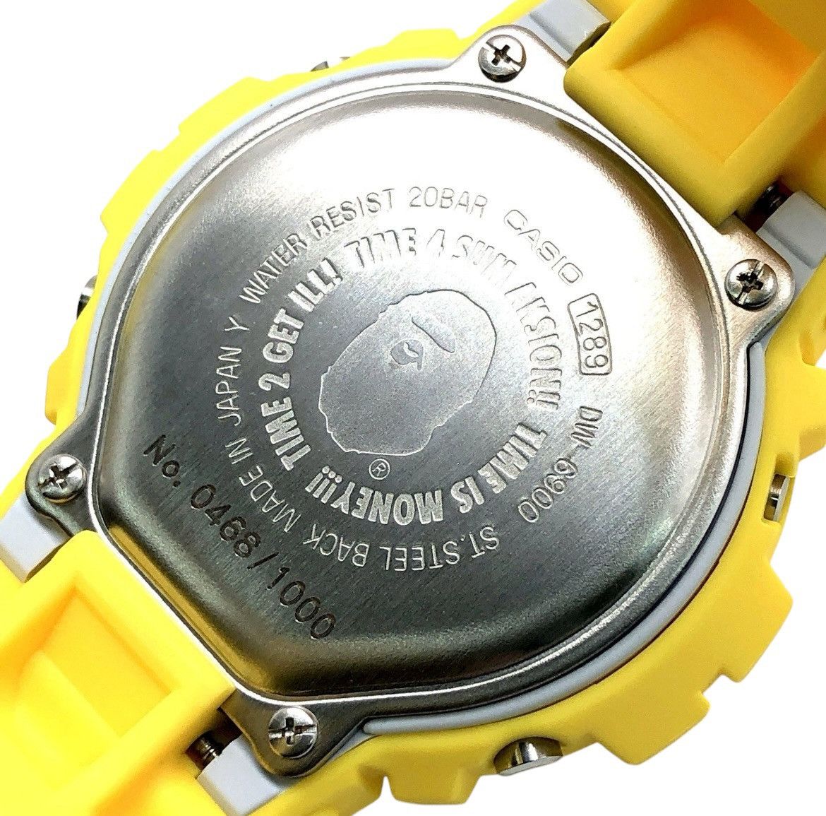 G Shock A BATHING APE × G-SHOCK Yellow Limited Edition DW-6900 Size ONE SIZE - 9 Thumbnail