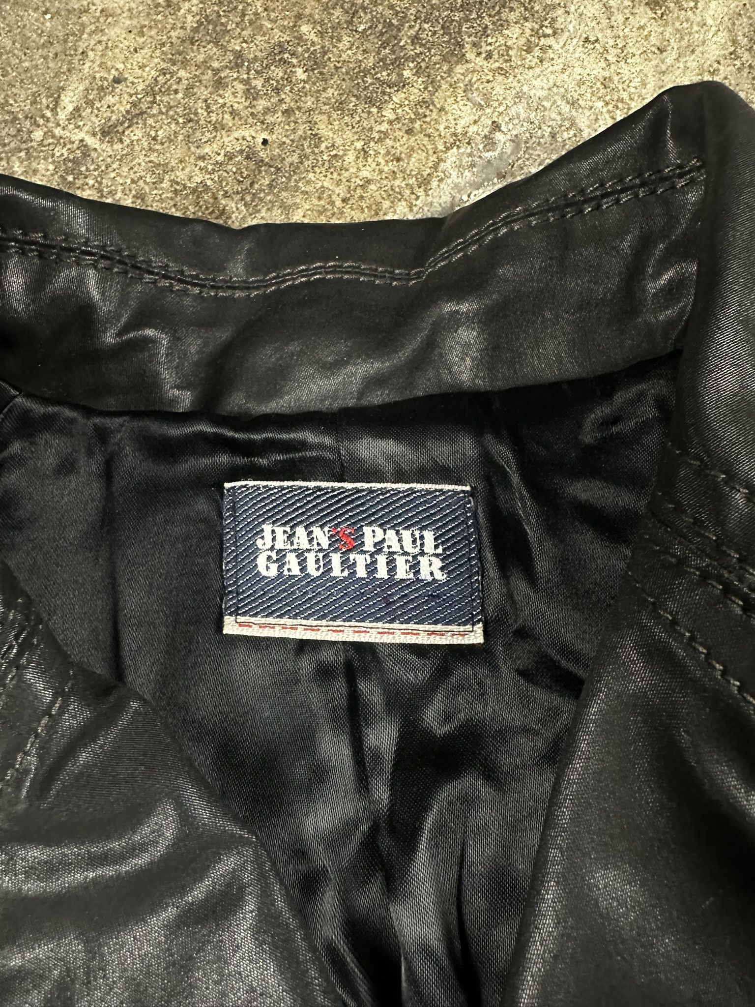 Jean Paul Gaultier 2in1 2000s Jean Paul Gaultier Waxed Vintage Coat Archive Size L / US 10 / IT 46 - 13 Thumbnail