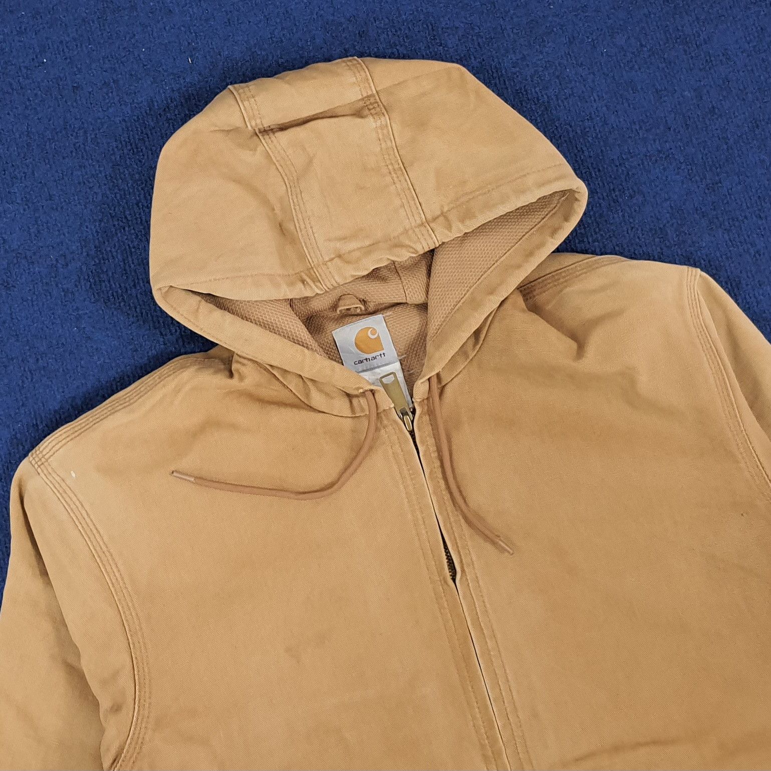 Carhartt × Vintage Vintage Carhartt Detroit Workwear Hoodie Jacket Size US L / EU 52-54 / 3 - 2 Thumbnail
