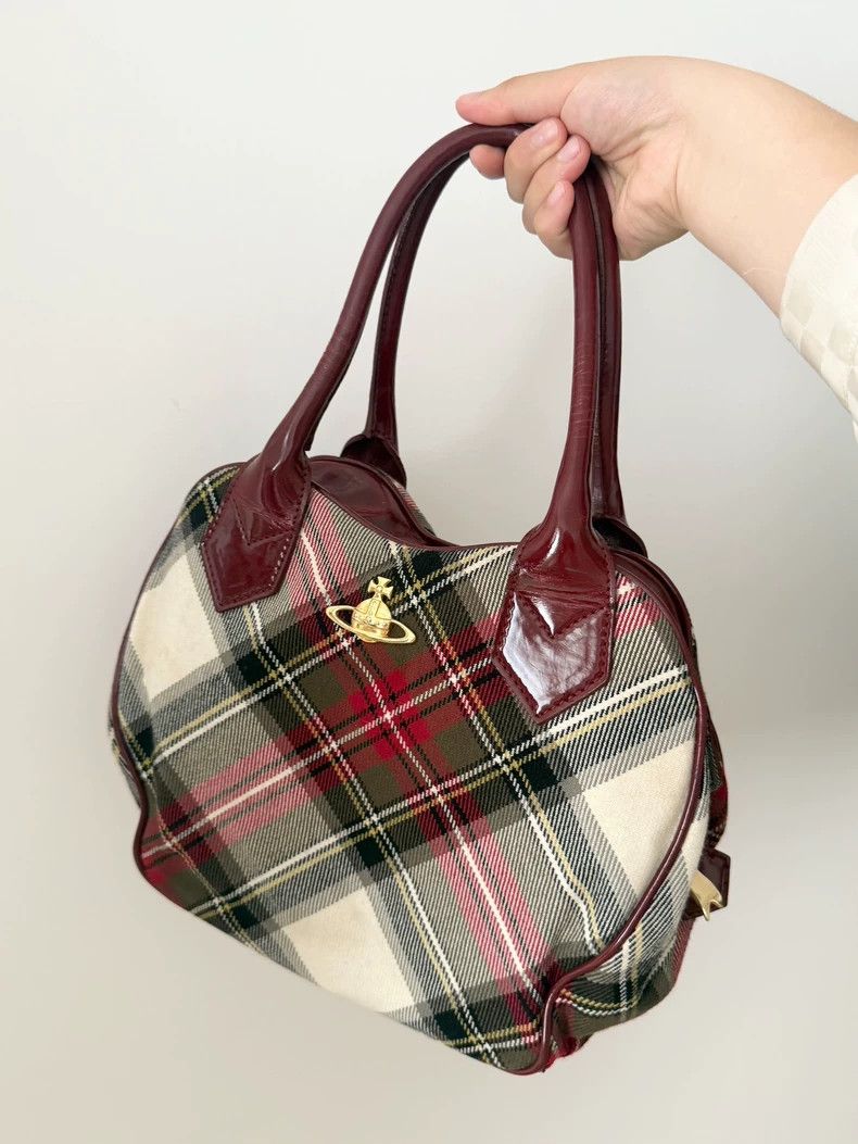 Vivienne Westwood Vivienne Westwood size os Alien red and white checkered gol Size ONE SIZE - 4 Thumbnail