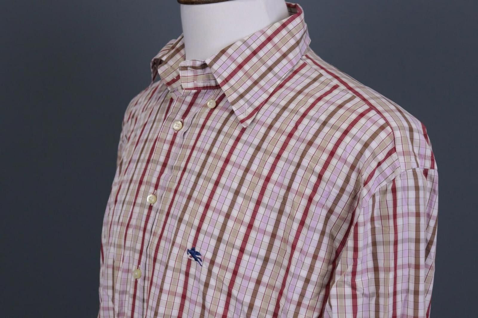 Etro Etro Multicolor Check Button Down Dress Shirt Size 46 Size US M / EU 48-50 / 2 - 8 Thumbnail