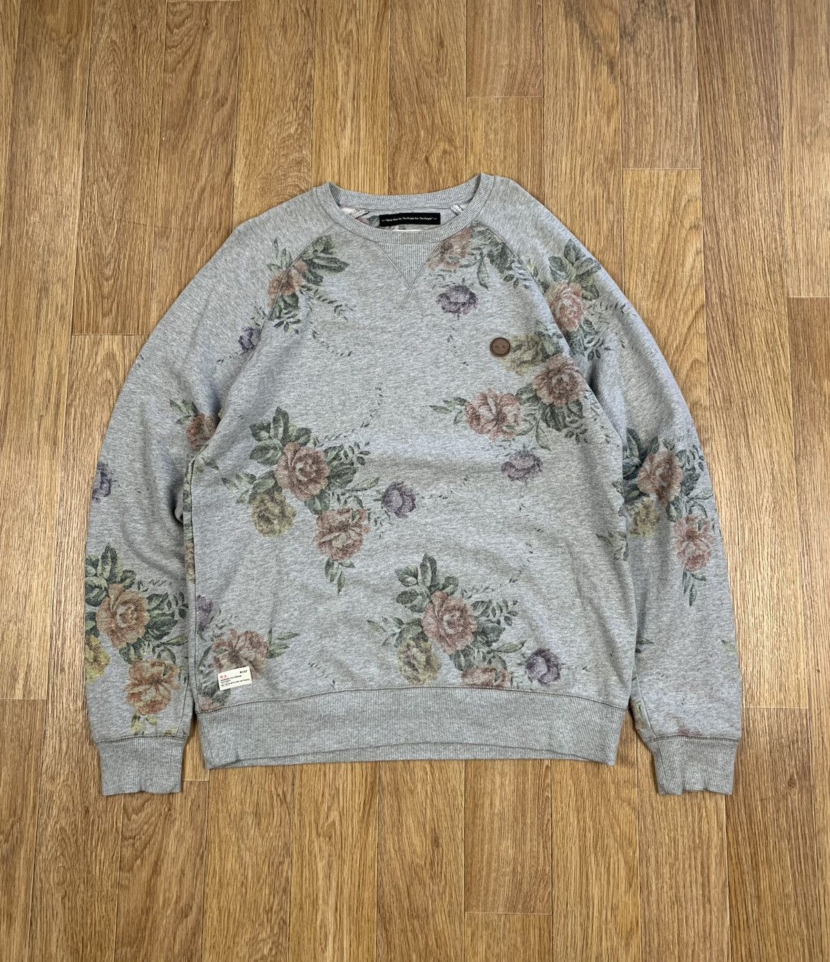 Marshall Artist Marshal Artist Flower Print Grey Sweatshirt Size US M / EU 48-50 / 2 - 1 Thumbnail