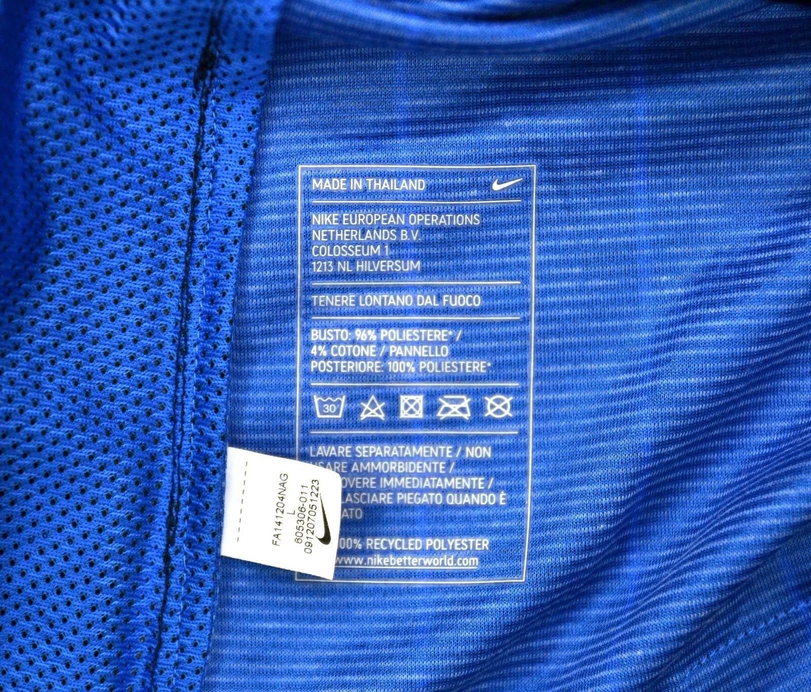 Nike INTER MILAN SIGNED 2014 HOME FOOTBALL SHIRT 8 PALACIO L Size US L / EU 52-54 / 3 - 5 Thumbnail