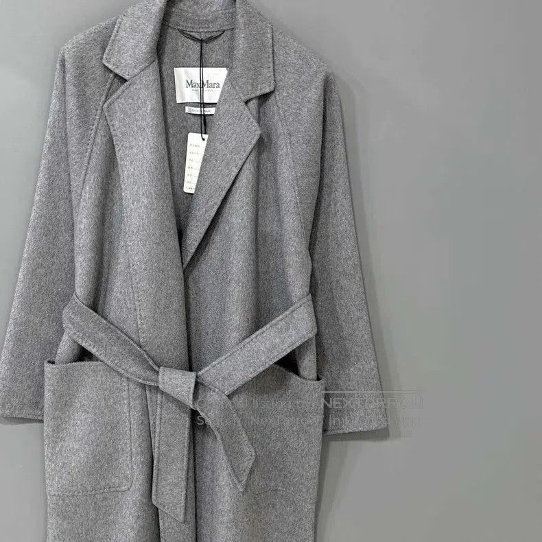 Max Mara Max Mara Silver Gray Cashmere Coat Size XS / US 0-2 / IT 36-38 - 2 Thumbnail