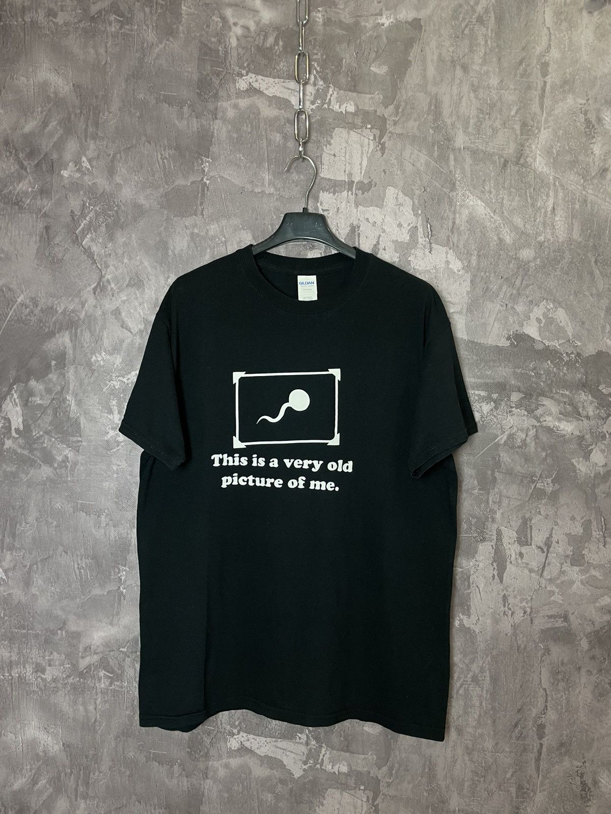 Gildan × Vintage 00’s Vintage Sperm Cell Humor Art T Shirt Y2K Hype Size US M / EU 48-50 / 2 - 1 Thumbnail