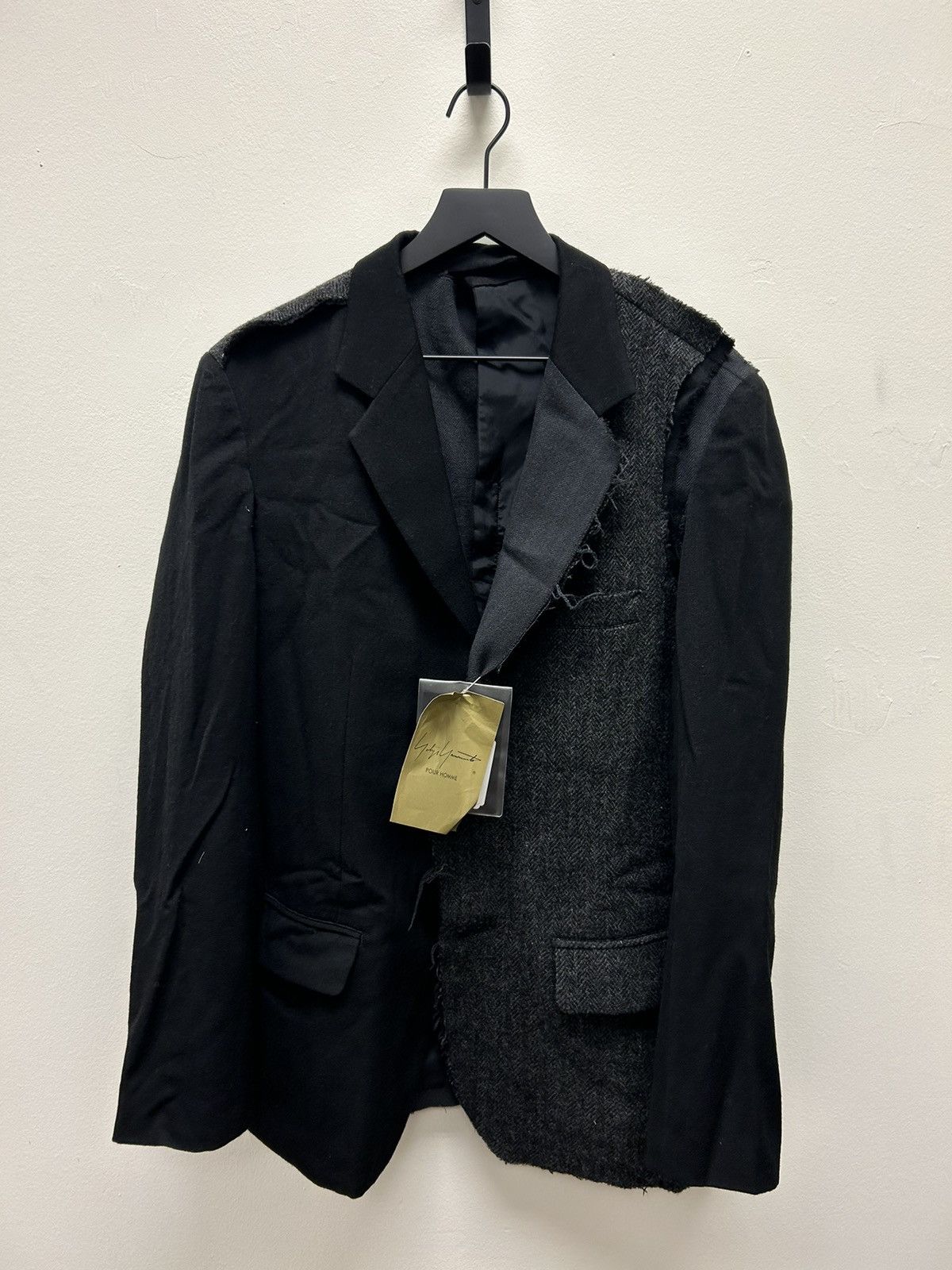 Yohji Yamamoto NWT! $2.2k AW17 Reconstructed Distressed Blazer Size US M / EU 48-50 / 2 - 1 Thumbnail