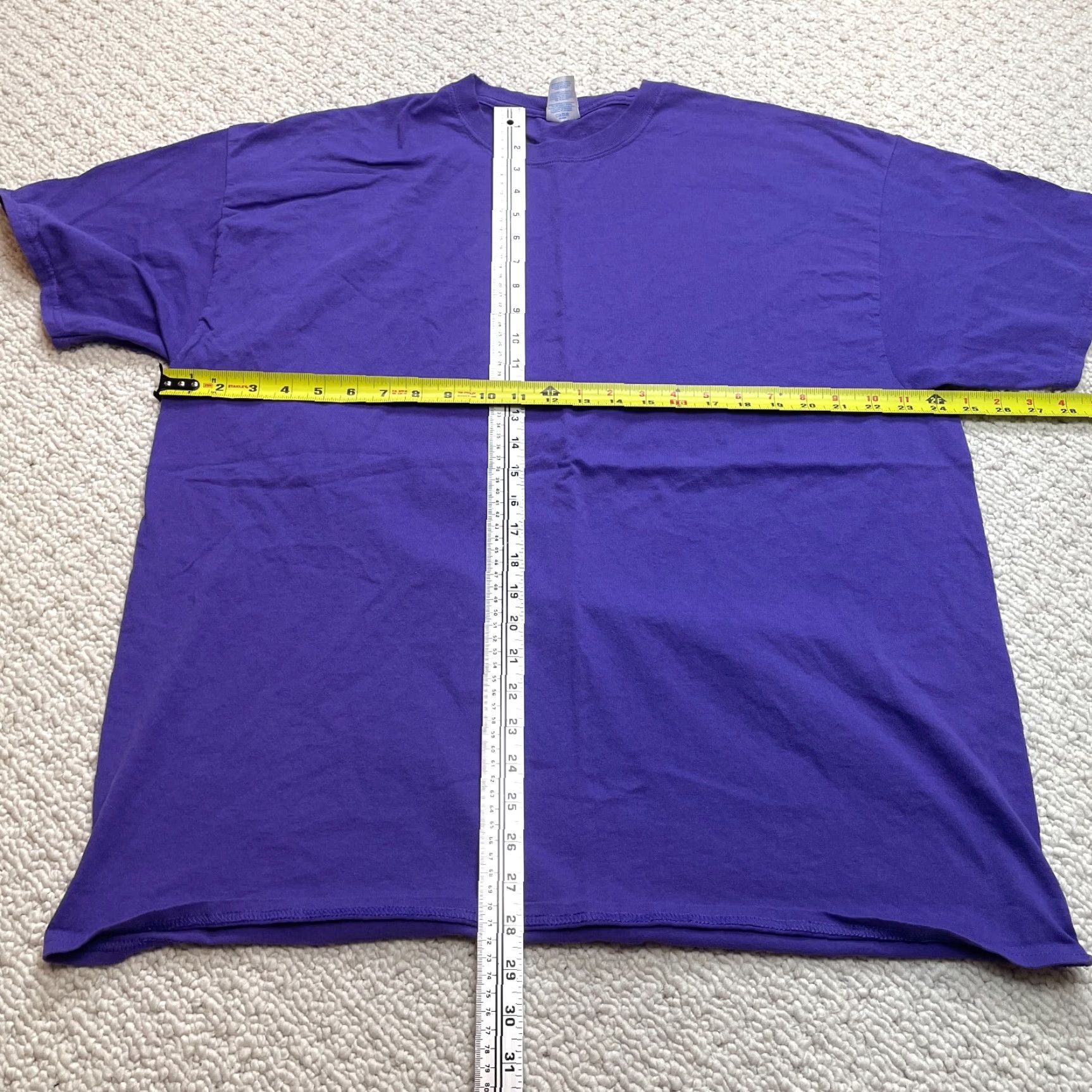 Port & Company Port & Company Core Cotton Shirt Adult 2XL Purple Short Sleeve T-Shirt Men Regular Solid Size US XXL / EU 58 / 5 - 2 Thumbnail