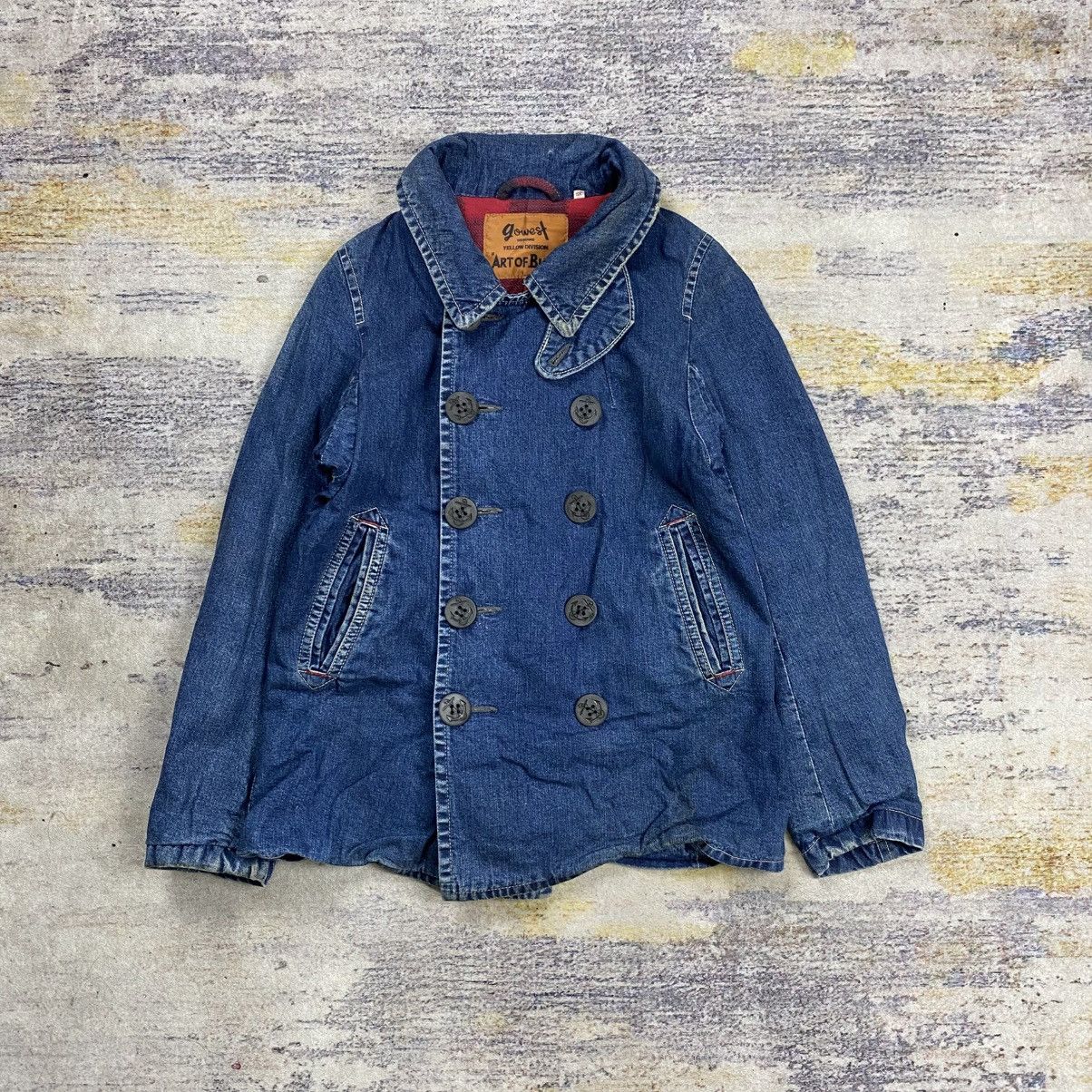 Japanese Brand Gowest bikers denim jacket Size US XS / EU 42 / 0 - 1 Thumbnail