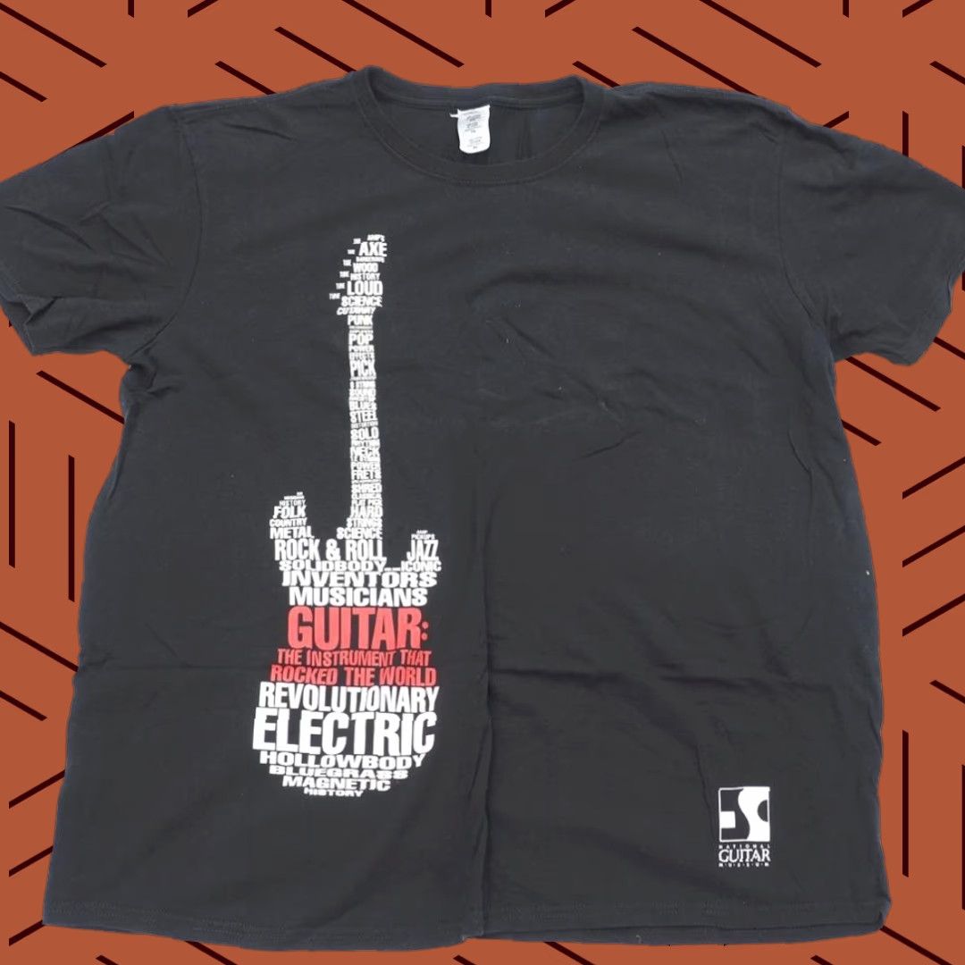 Gildan VINTAGE National Guitar Museum T Shirt XL Size US XL / EU 56 / 4 - 1 Thumbnail
