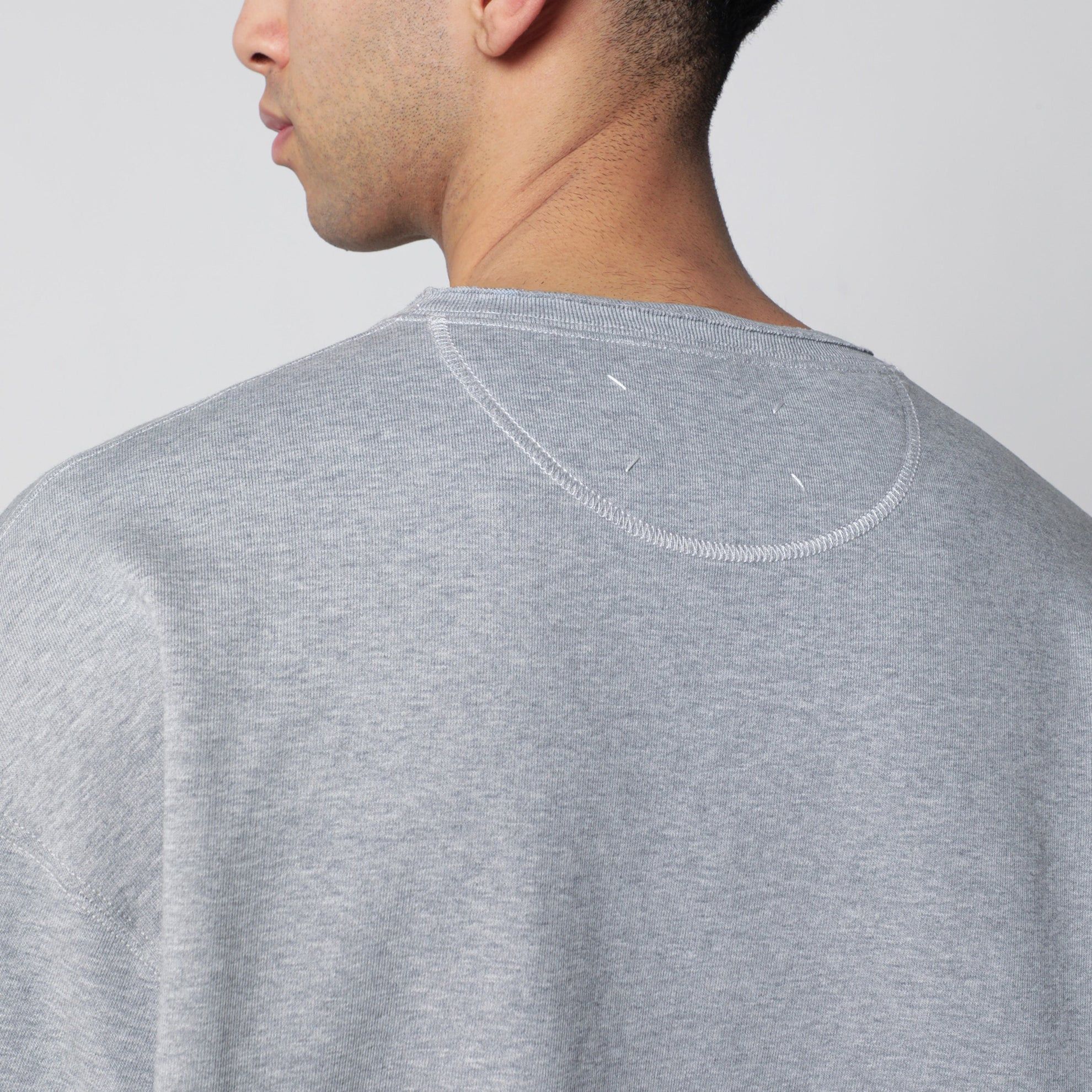 Maison Margiela o1d2blof0526 Cotton Jersey Sweatshirt in Gray Size US M / EU 48-50 / 2 - 3 Thumbnail