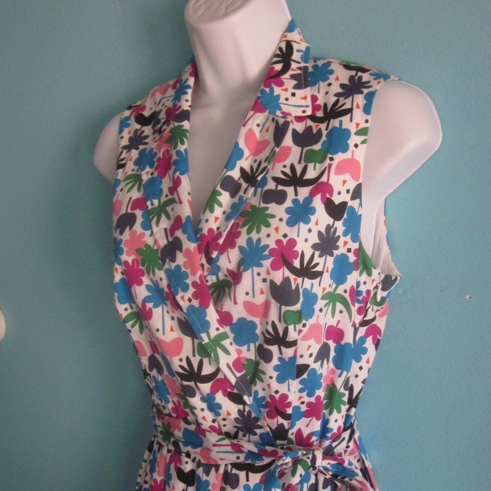 Anne Klein Anne Klein Floral Cotton Dress Size 4 Size S / US 4 / IT 40 - 12 Thumbnail
