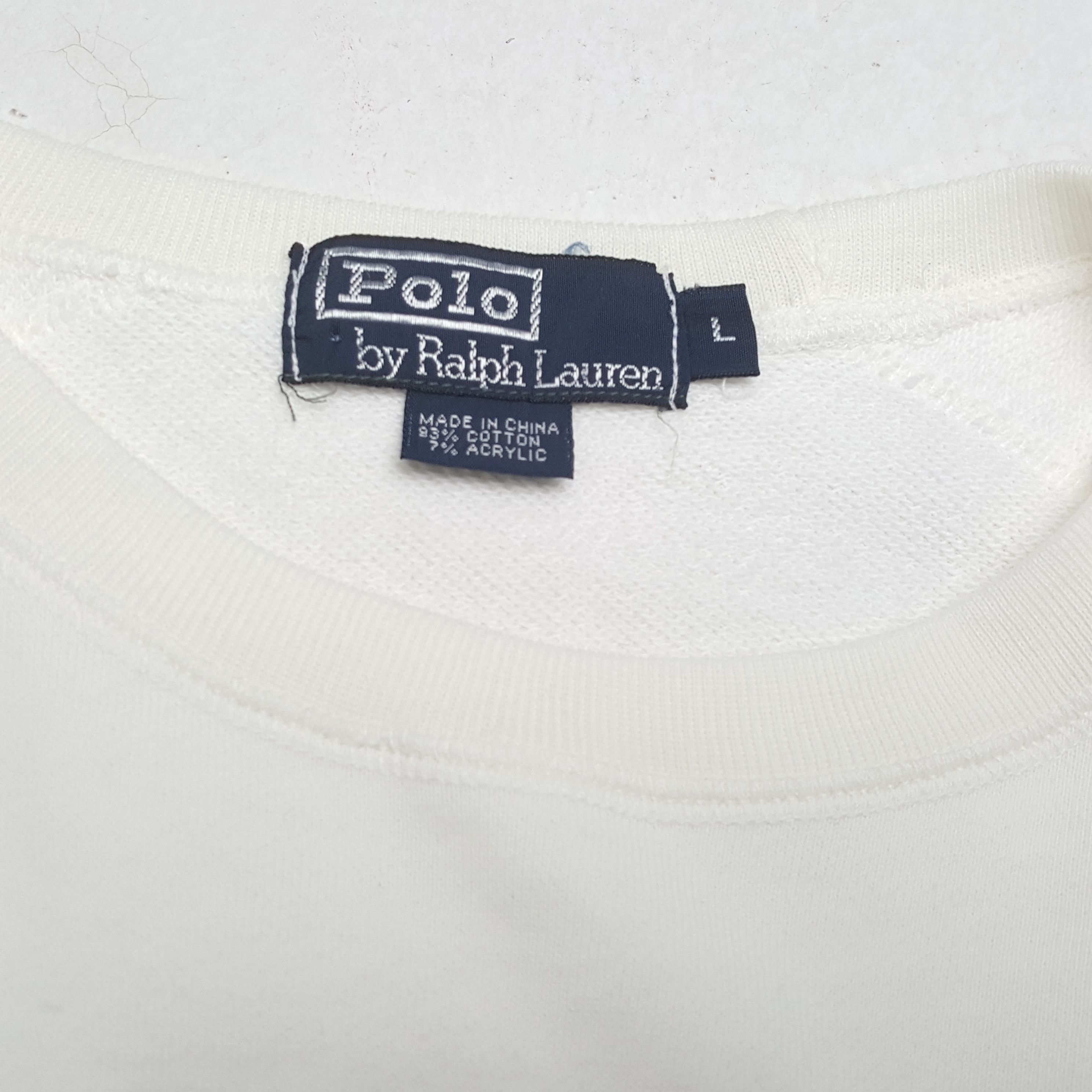 Polo Ralph Lauren × Vintage Vintage POLO BEAR by RALPH LAUREN Fashion Brand Sweatshirts Size US L / EU 52-54 / 3 - 9 Thumbnail