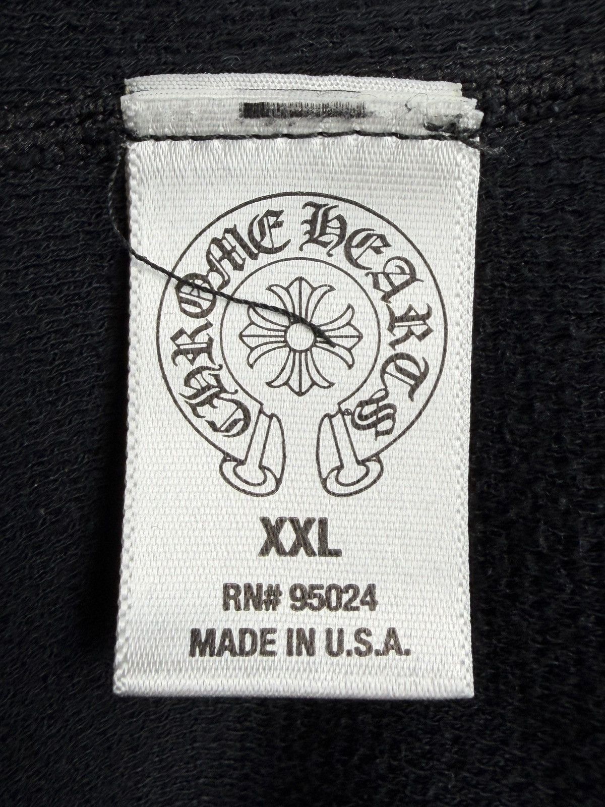 Chrome Hearts Chrome Hearts Vintage T Bar Fleur Thermal Longsleeve Shirt Size US XXL / EU 58 / 5 - 9 Thumbnail