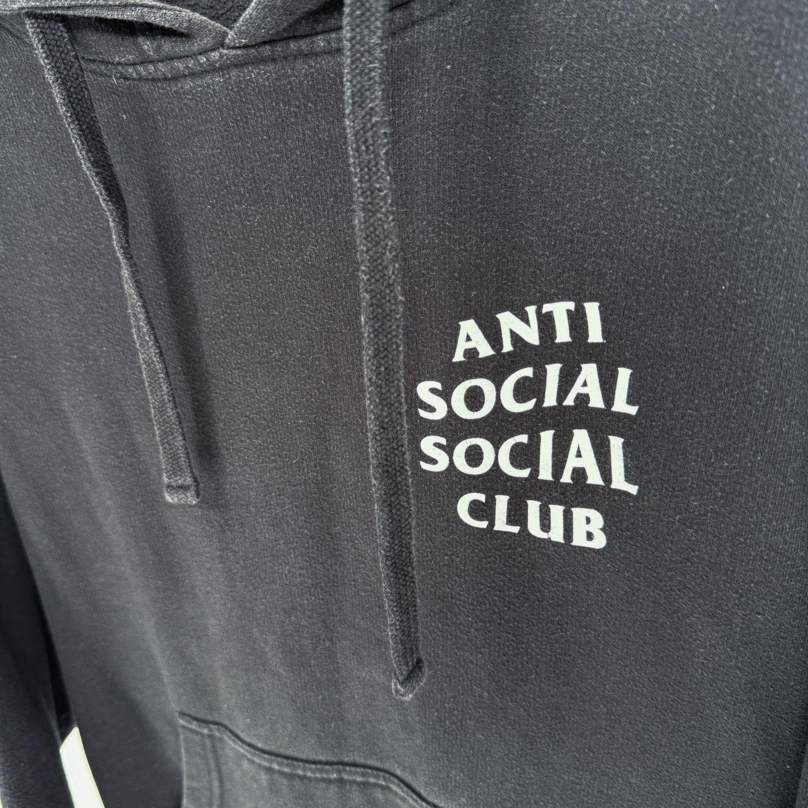 Anti Social Social Club Anti Social Social Club ASSC Weathered Hoodie Black Mens Med Size US M / EU 48-50 / 2 - 3 Thumbnail