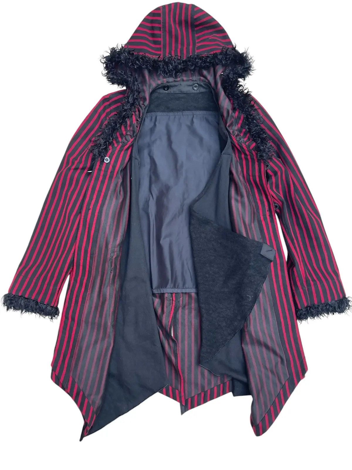 KMRii Algonquins Japan Gothic Punk Bondage Asymmetrical Faux Fur Size US M / EU 48-50 / 2 - 3 Thumbnail