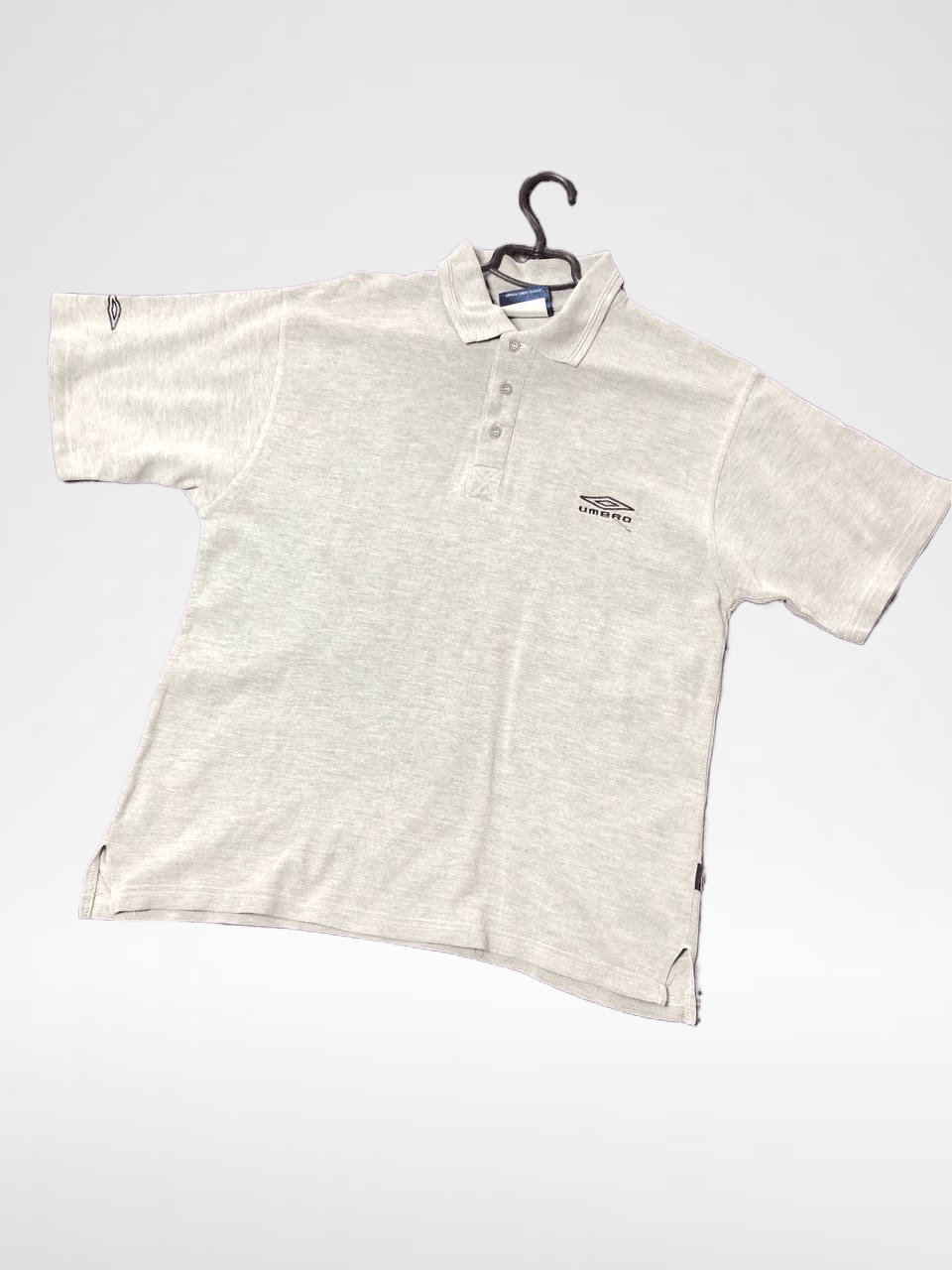 Umbro Gray Polo Logo Umbro Vintage Streetwear T-Shirt Size US M / EU 48-50 / 2 - 1 Thumbnail