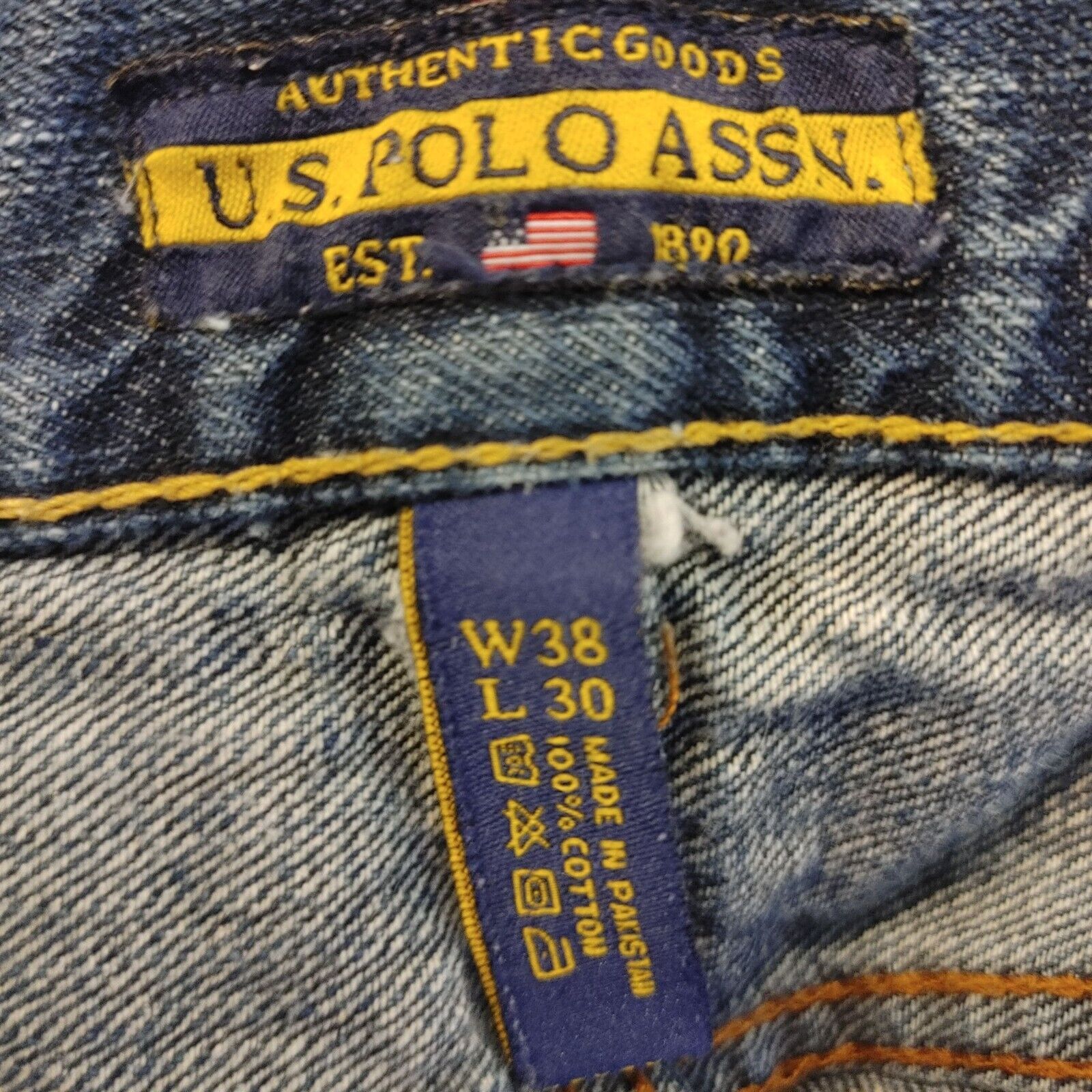 Other US Polo ASSN. Authentic Goods Men's Straight Leg Denim Jeans Size US 38 / EU 54 - 4 Thumbnail
