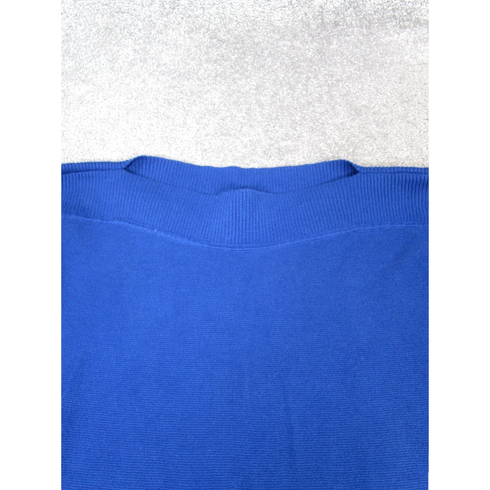 J. Jill VINTAGE J. Jill Sweater Womens Medium Blue Cotton Pullover Boat Neck 3/4 Sleeve Size M / US 6-8 / IT 42-44 - 2 Thumbnail