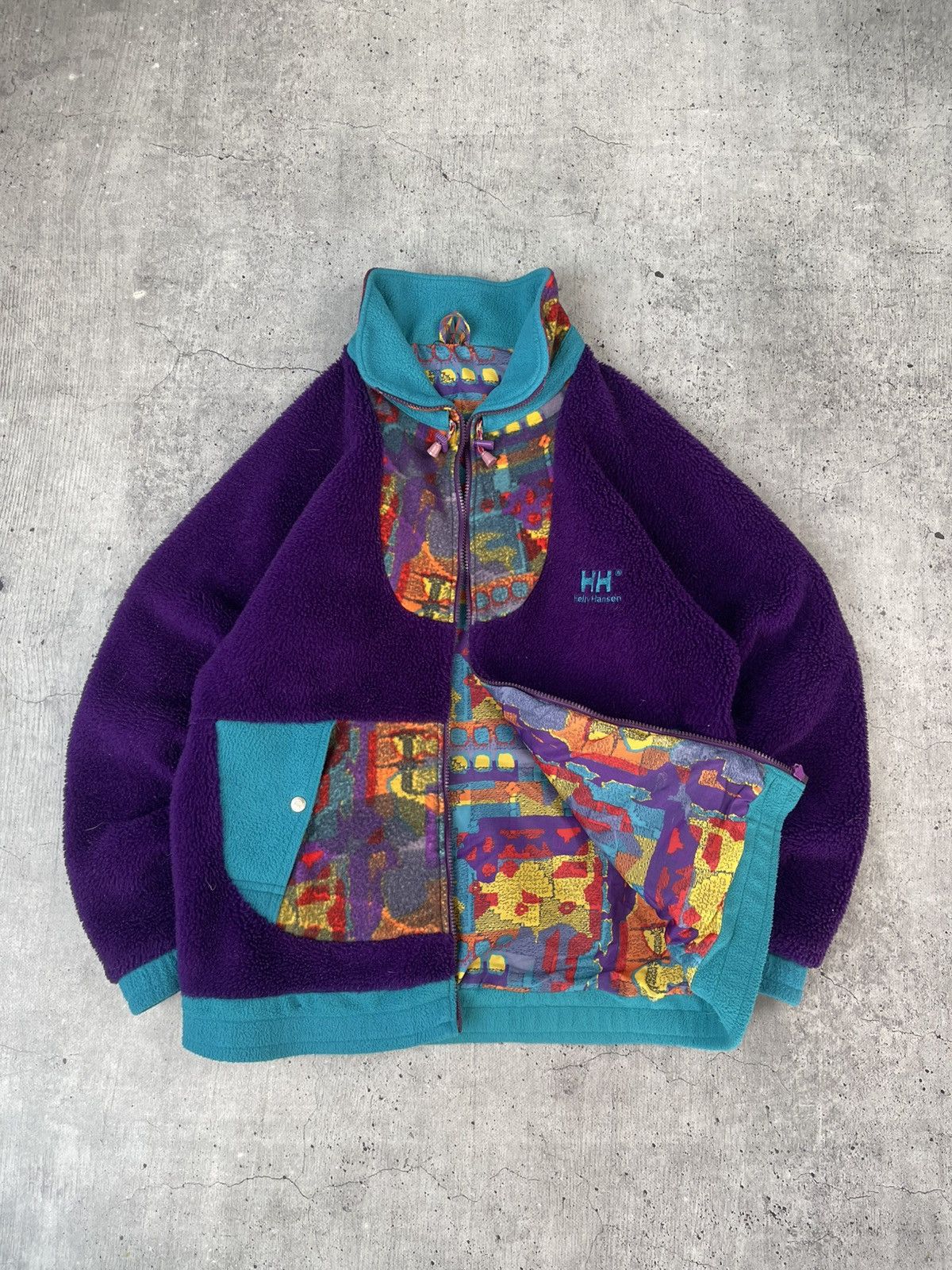 Helly Hansen Helly Hansen Vintage Ski Fleece Half Zip Size US L / EU 52-54 / 3 - 8 Thumbnail