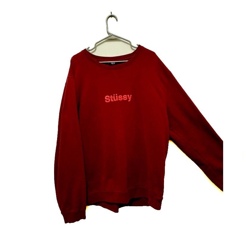 Stussy Red Stüssy crew Size US XXL / EU 58 / 5 - 2 Thumbnail