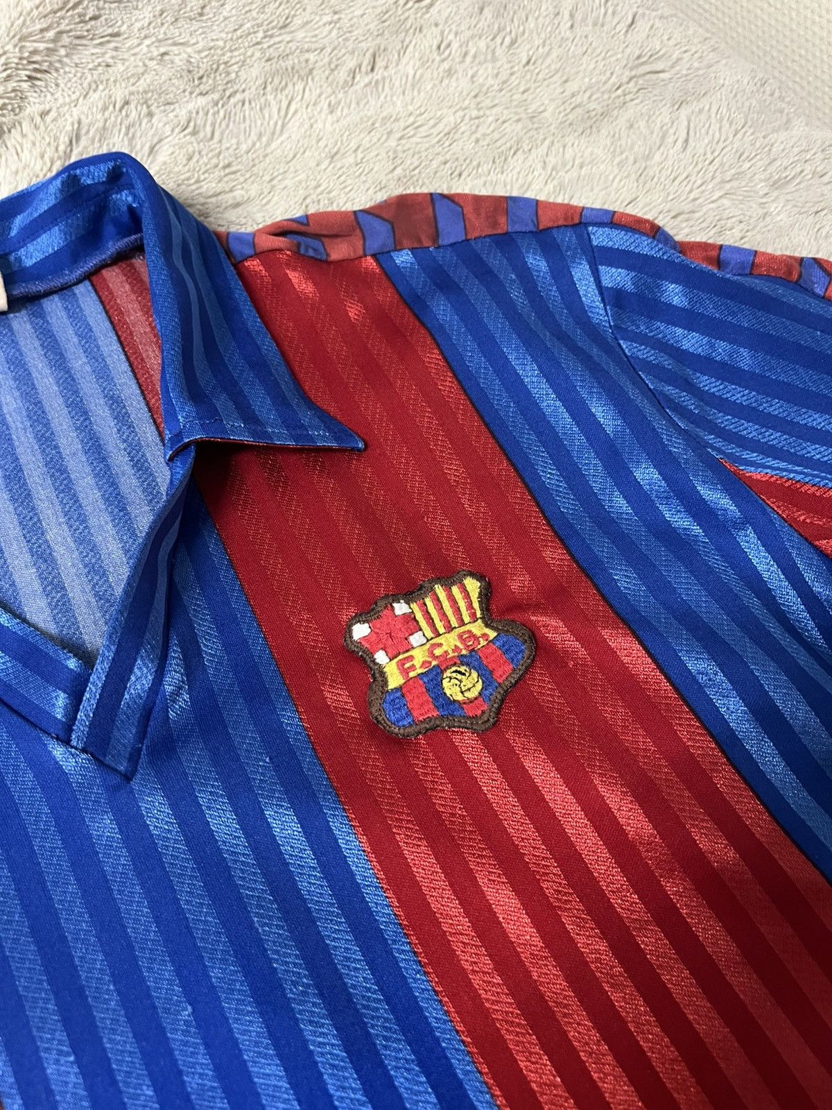 Vintage 1989-1992 FC Barcelona Home Jersey Vintage Size US XL / EU 56 / 4 - 3 Thumbnail