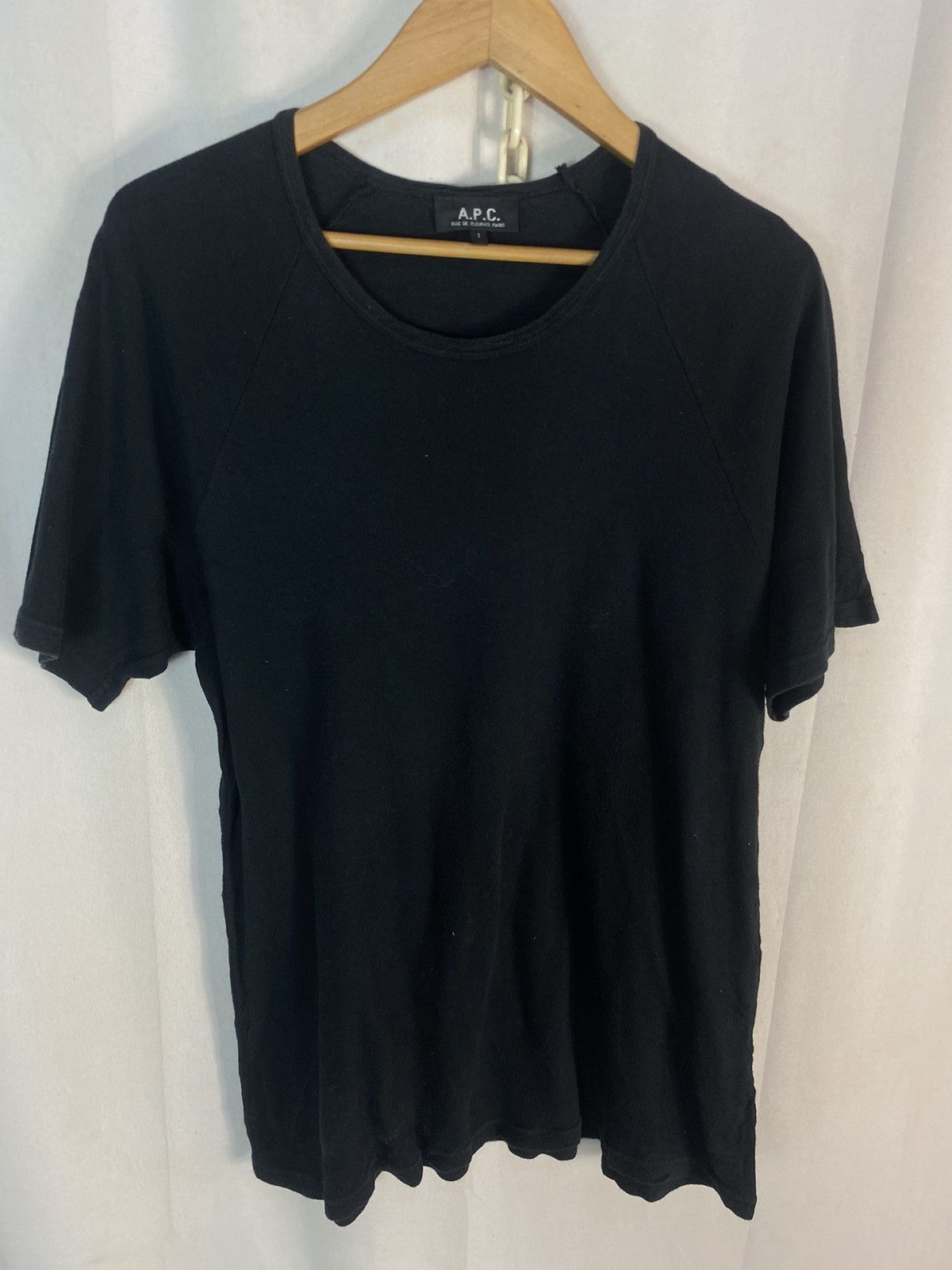 A.P.C. × Designer A.P.C plain black T-shirt Size US M / EU 48-50 / 2 - 3 Thumbnail
