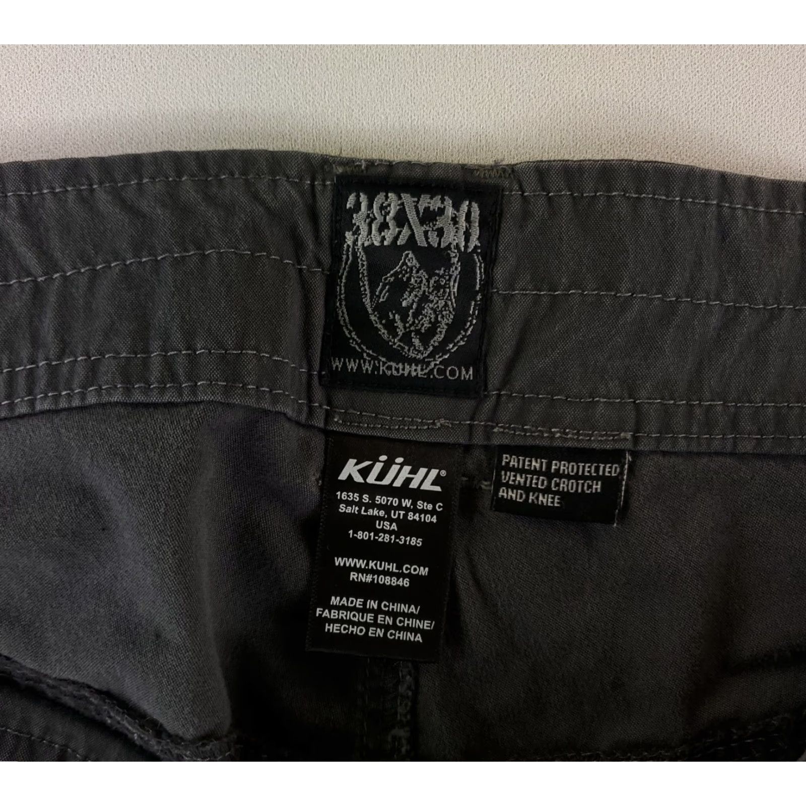 Vintage Kuhl Pants Renegade Gray Mens 40x30 Actual Inseam 30 Hiking Gray Mens Regular Size 40 38x30 Size US 40 / EU 56 - 2 Thumbnail