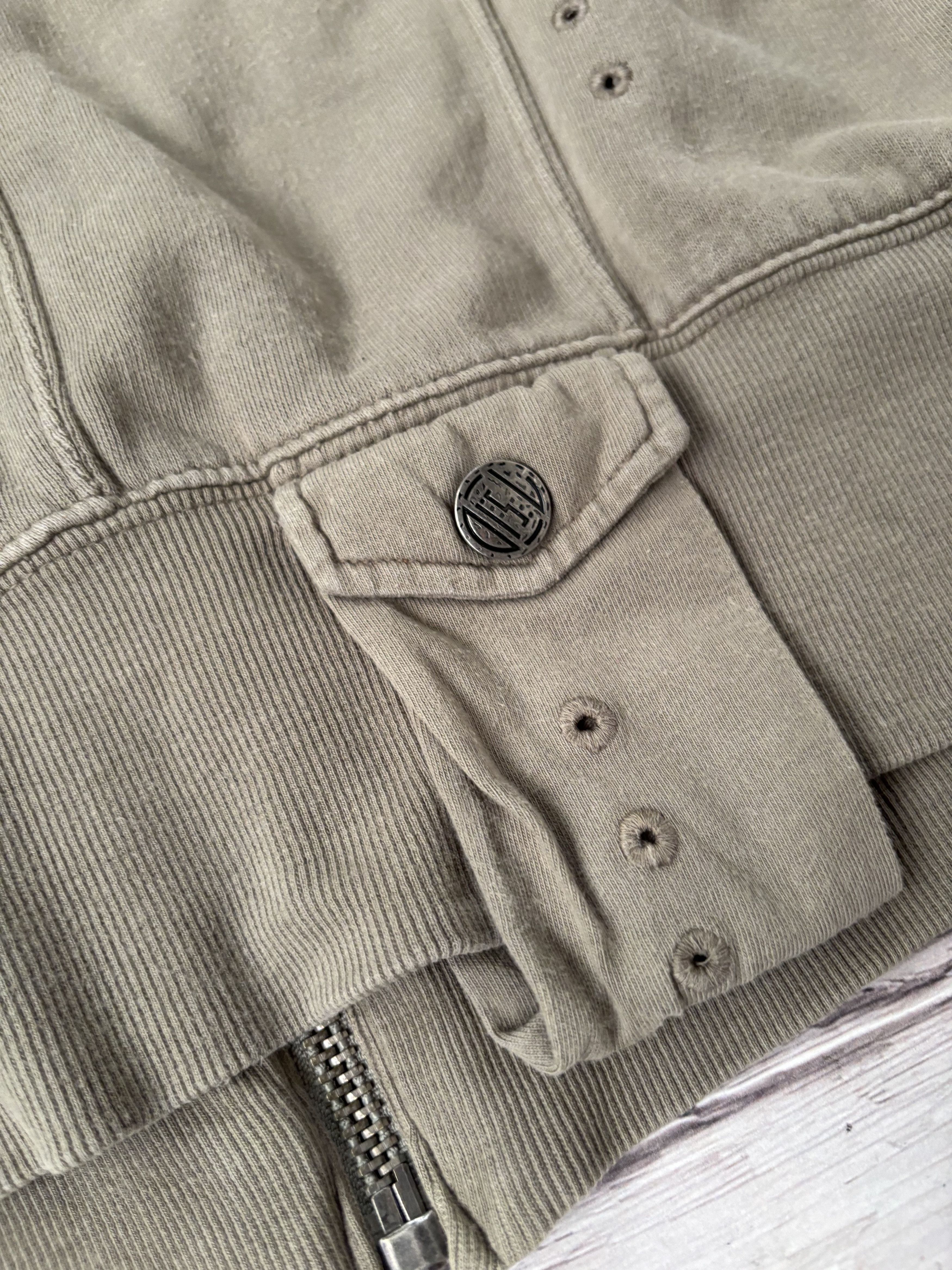 Diesel VTG CROPPED WASHED DIESEL HOODIE AVANT GARDE Y2K Size US M / EU 48-50 / 2 - 15 Thumbnail