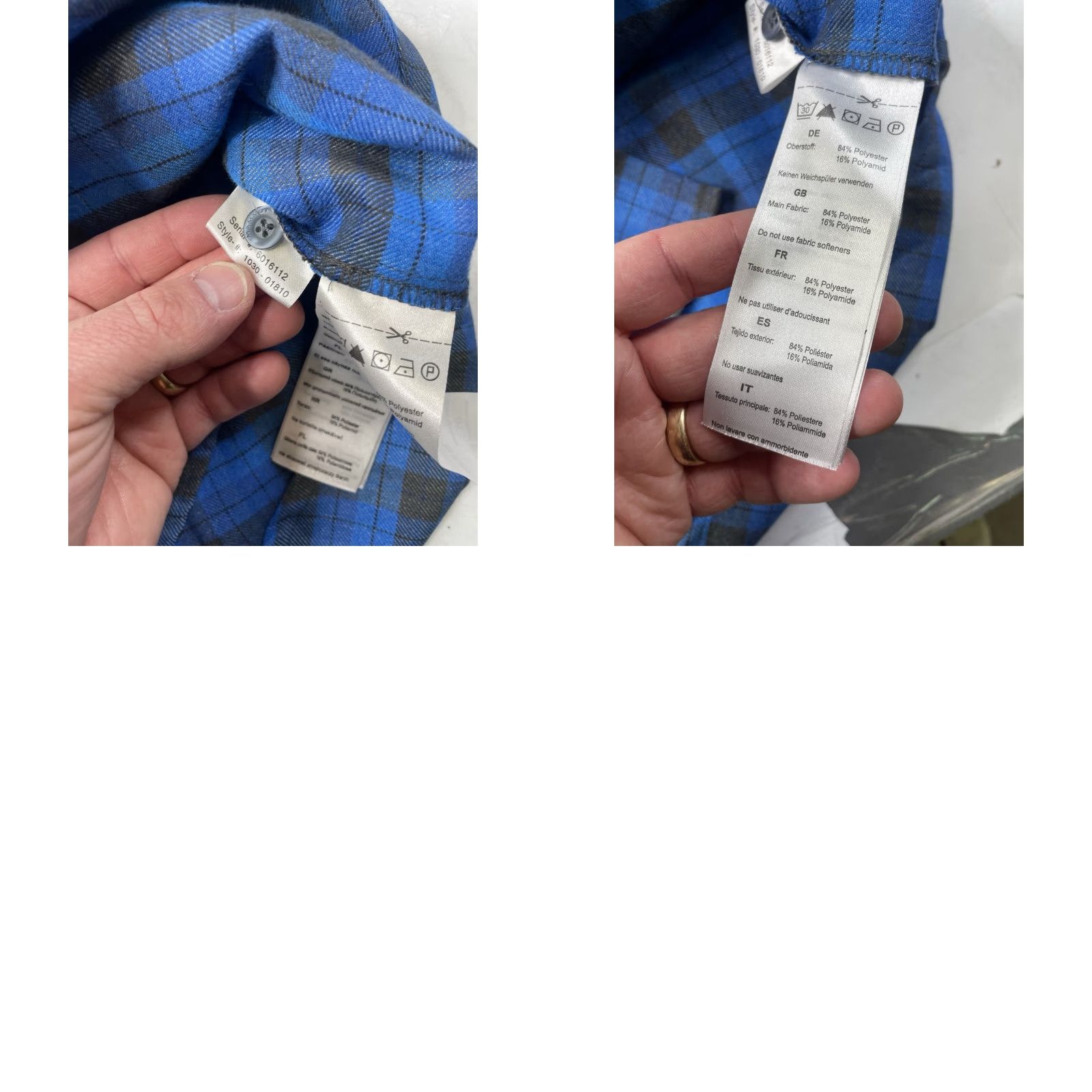 Mammut Mammut Shirt Mens Small Blue Plaid Flannel Hiking Trail Button Up Outdoors Size US S / EU 44-46 / 1 - 8 Thumbnail