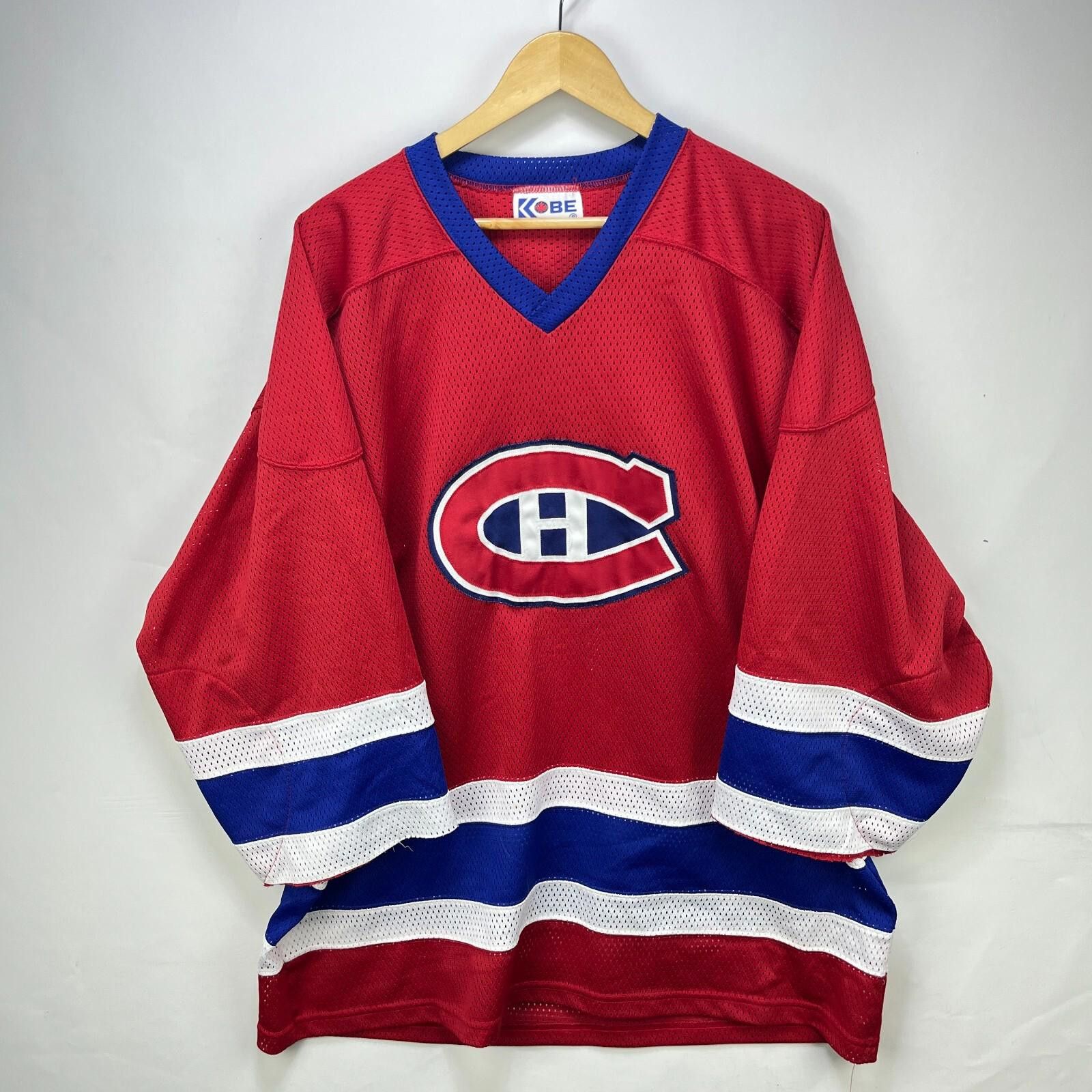 Vintage 90s Montreal Habs Canadiens Hockey Jersey 2XL