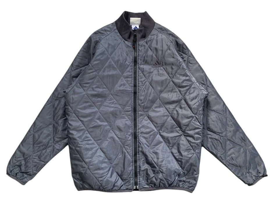 Adidas × Vintage Vtg Adidas Quilted Jacket Size US M / EU 48-50 / 2 - 1 Thumbnail