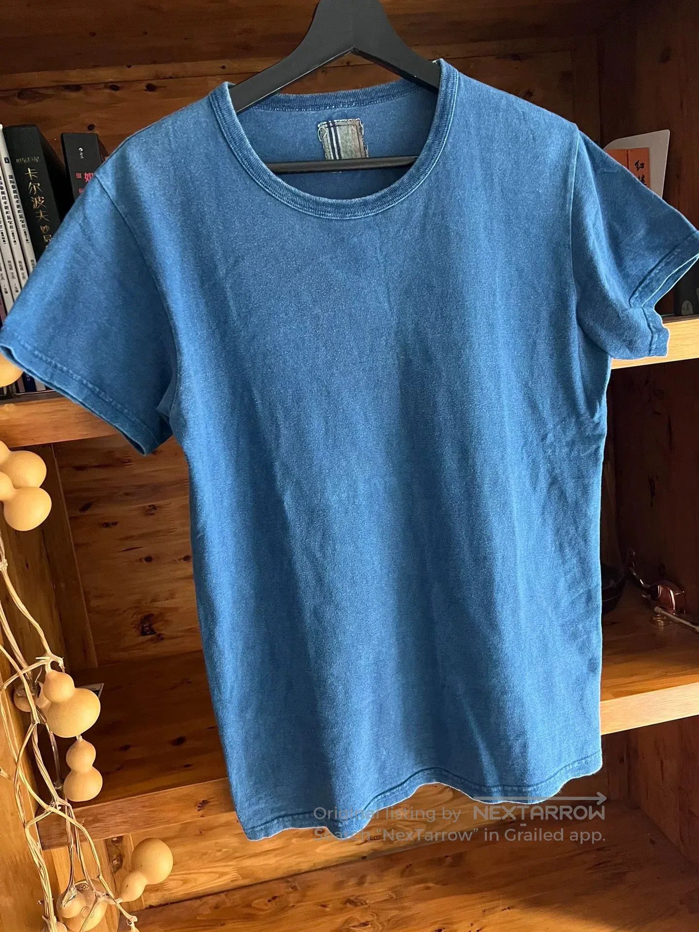 Visvim visvim 2015 Blue Dye Short Sleeve T. Size US M / EU 48-50 / 2 - 2 Thumbnail