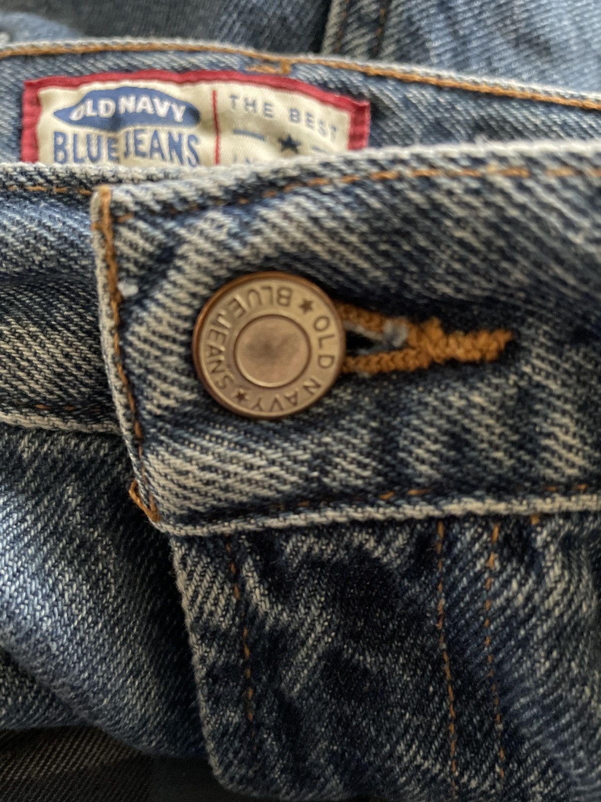 Old Navy × Vintage Old Navy Blue Denim Jean Shorts Jorts w38 stonewash y2k 🔥 Size US 38 / EU 54 - 8 Thumbnail