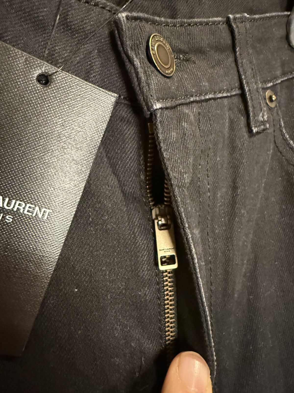 Saint Laurent Paris SS20 Saint Laurent BNWT black skinny jeans 31 slim denim Size US 31 - 13 Thumbnail