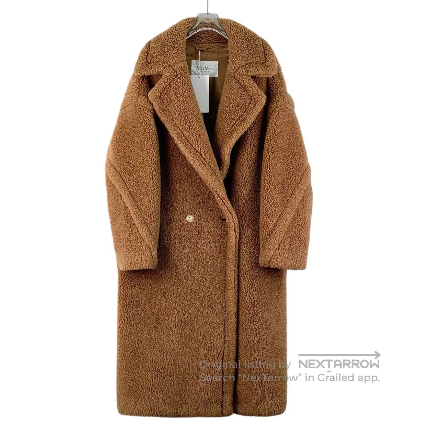 Other Maxmara Teddy Double-Breasted Coat in Brown. Size US S / EU 44-46 / 1 - 1 Thumbnail