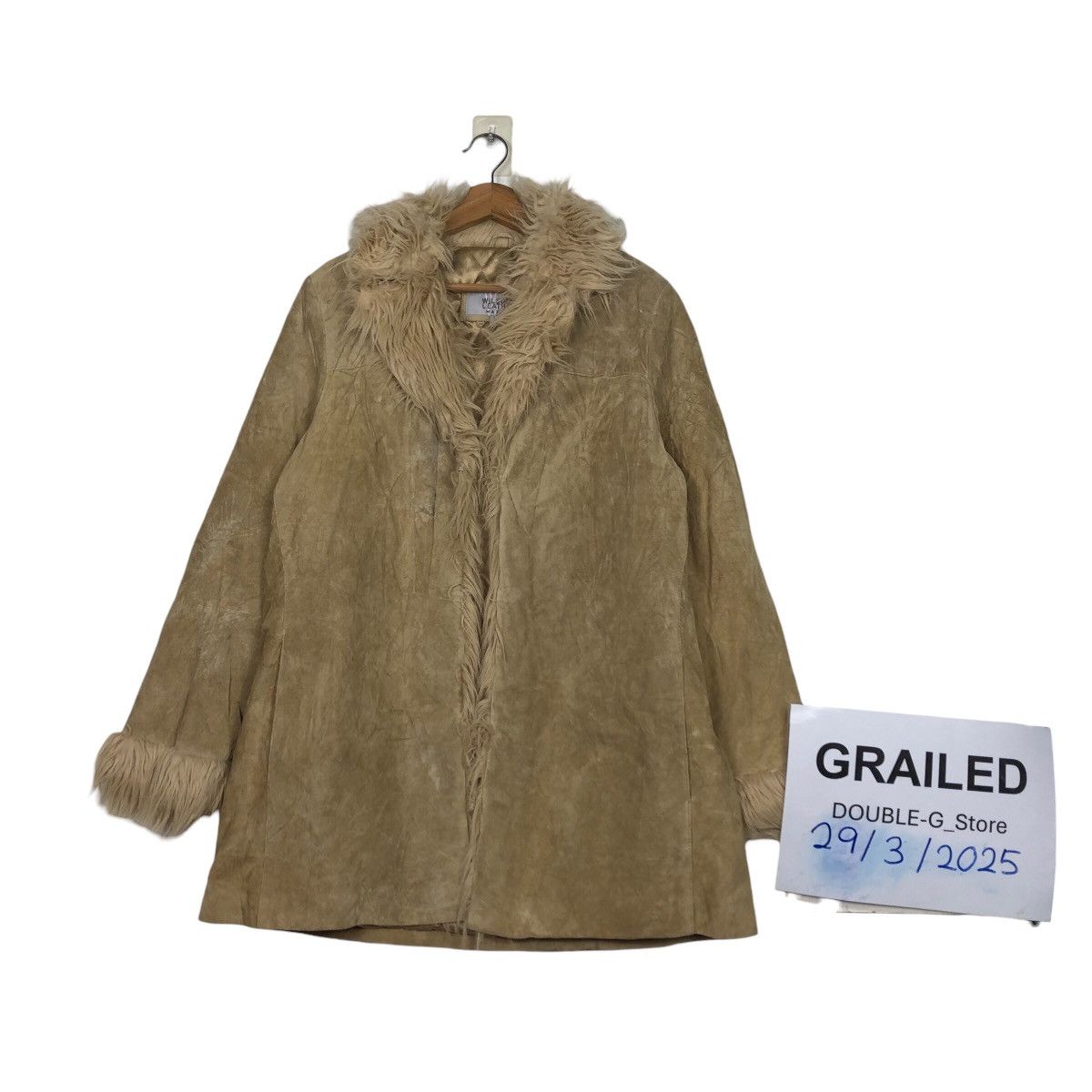 Japanese Brand 📌Vintage Shearling Leather Jacket Maxima Issey Miyake Fur Size US XL / EU 56 / 4 - 1 Thumbnail